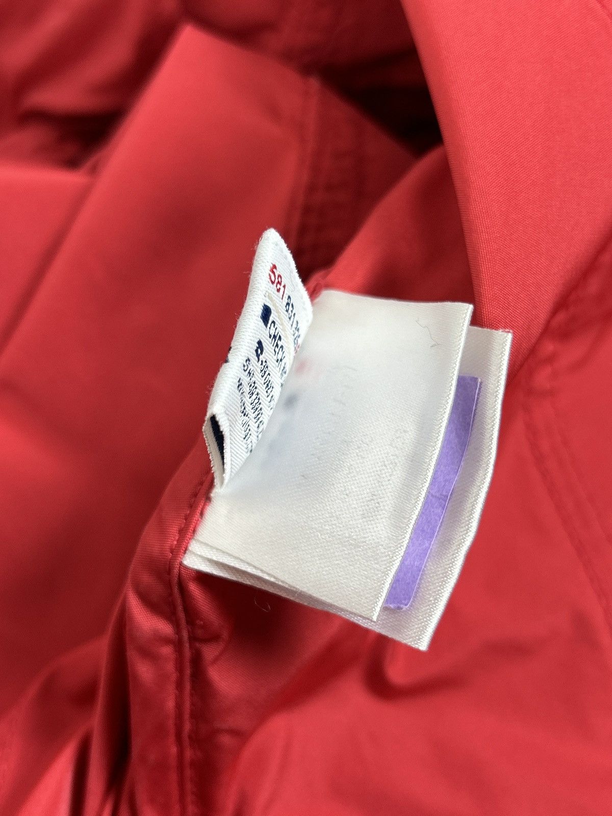 Moncler Moncler Red Rain Jacket Nylon Coat Size 4 Size L / US 10 / IT 46 - 19 Thumbnail