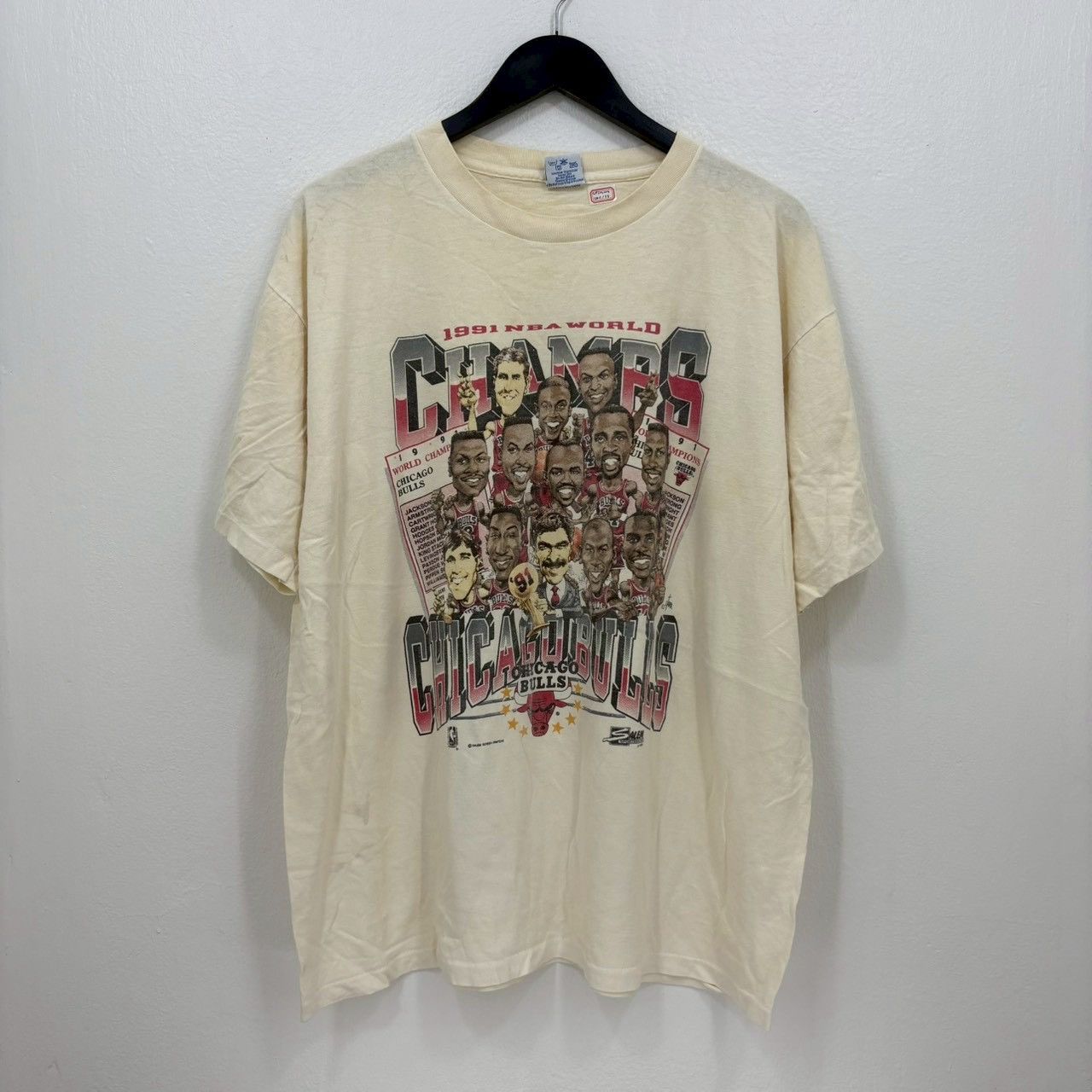 Vintage Vintage 90s Chicago Bulls shirt size XL wts03 Size US XL / EU 56 / 4 - 2 Thumbnail