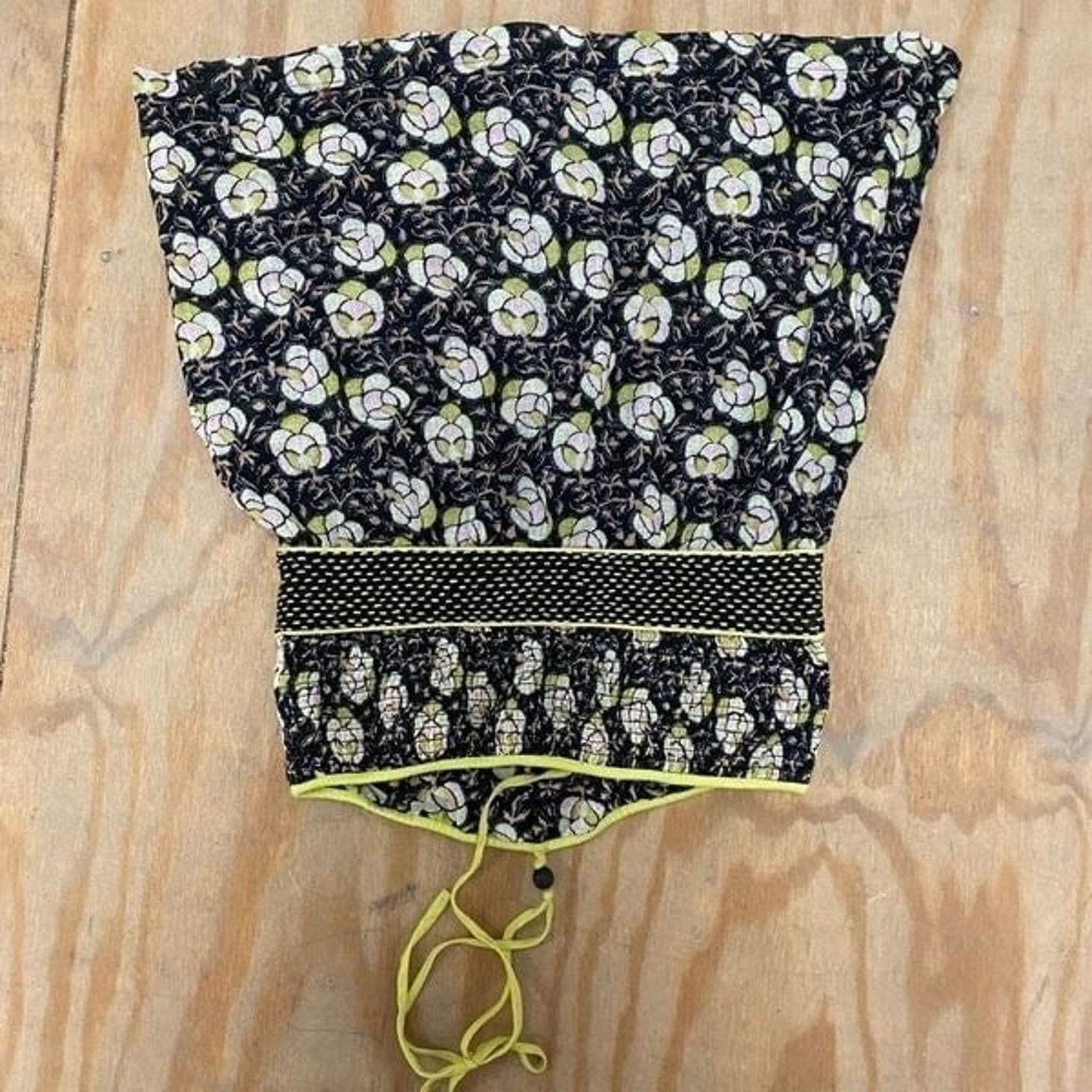 Free People Free People Linen Floral Halter Babydoll Blouse Top, 12 Size XL / US 12-14 / IT 48-50 - 2 Thumbnail