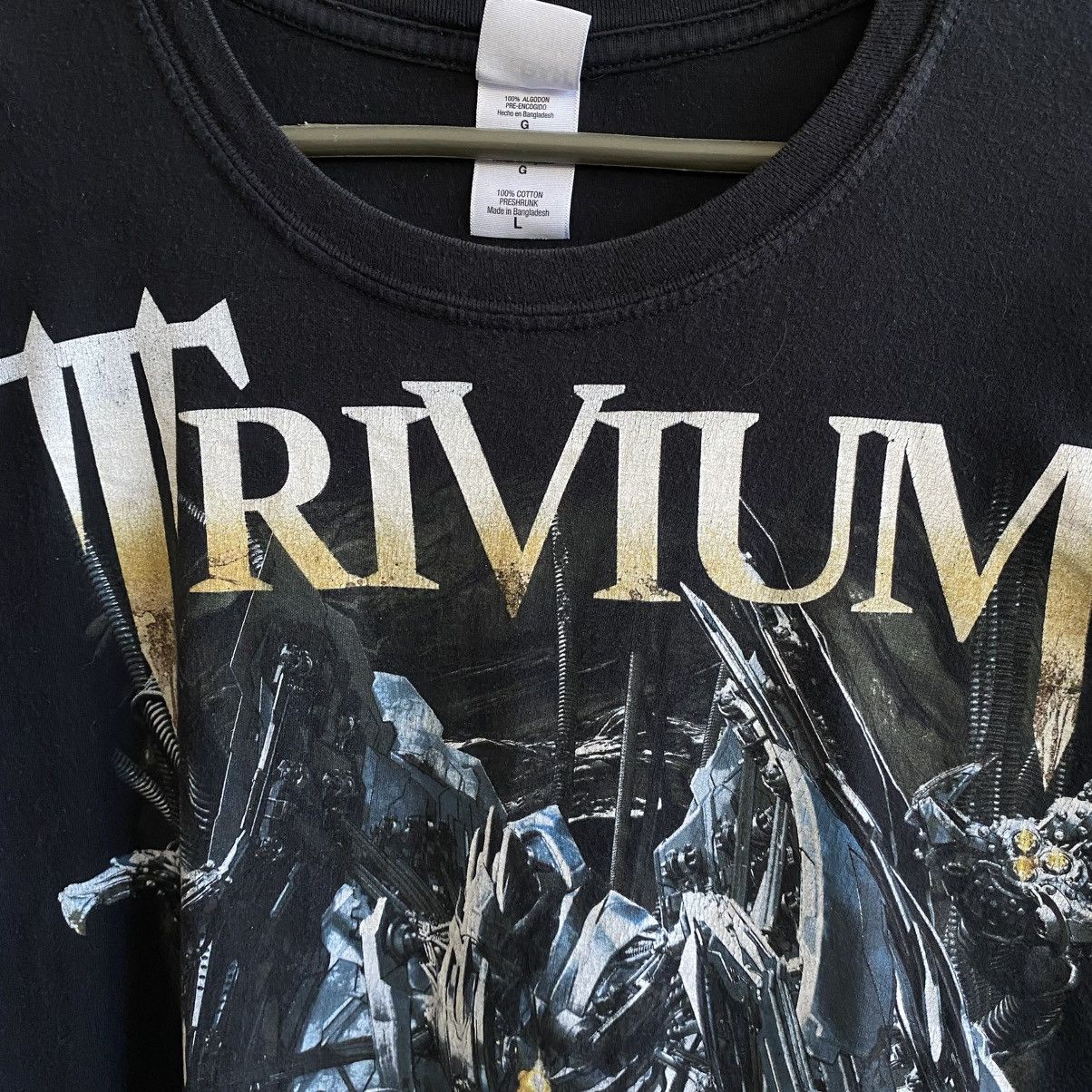 Band Tees Vintage Trivium Big Graphic Logo rock band streetwear tee Size US L / EU 52-54 / 3 - 3 Thumbnail