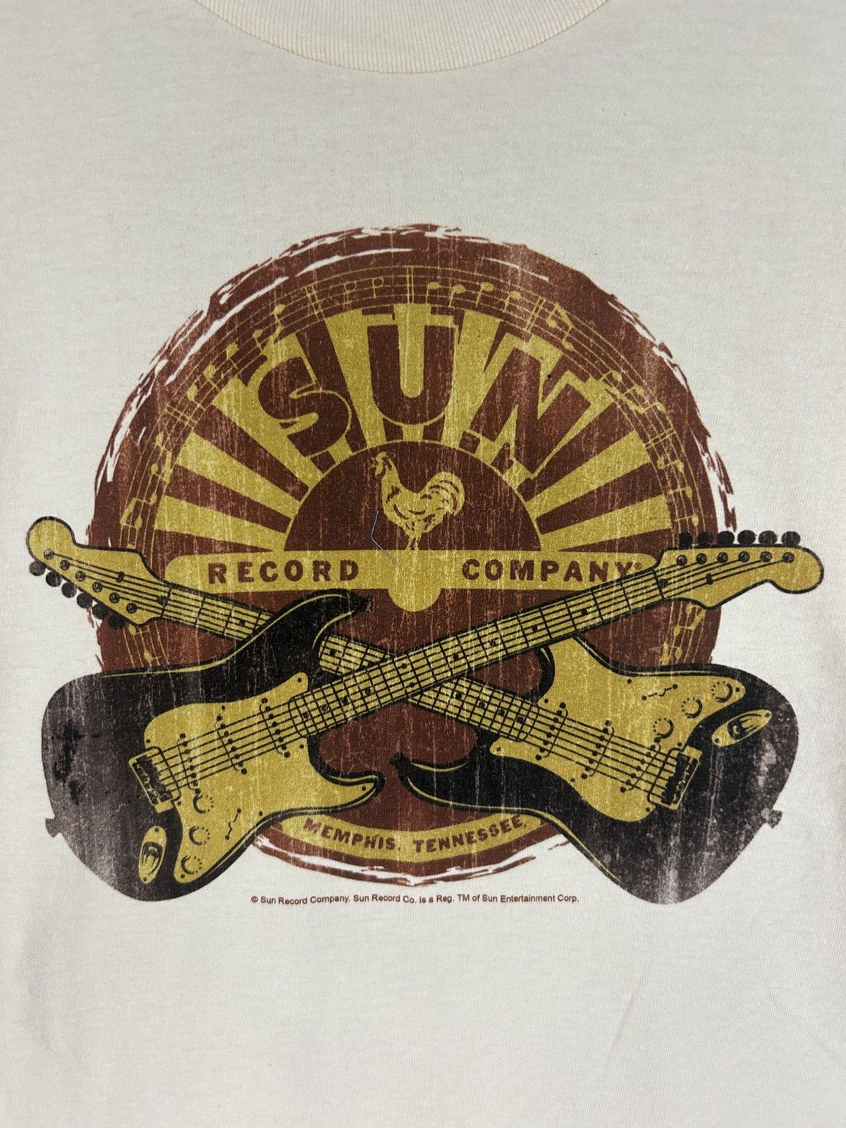 Band Tees × Vintage Vintage Y2k Sun Records Logo Tee/ Rock And Roll Studio Size US M / EU 48-50 / 2 - 5 Thumbnail