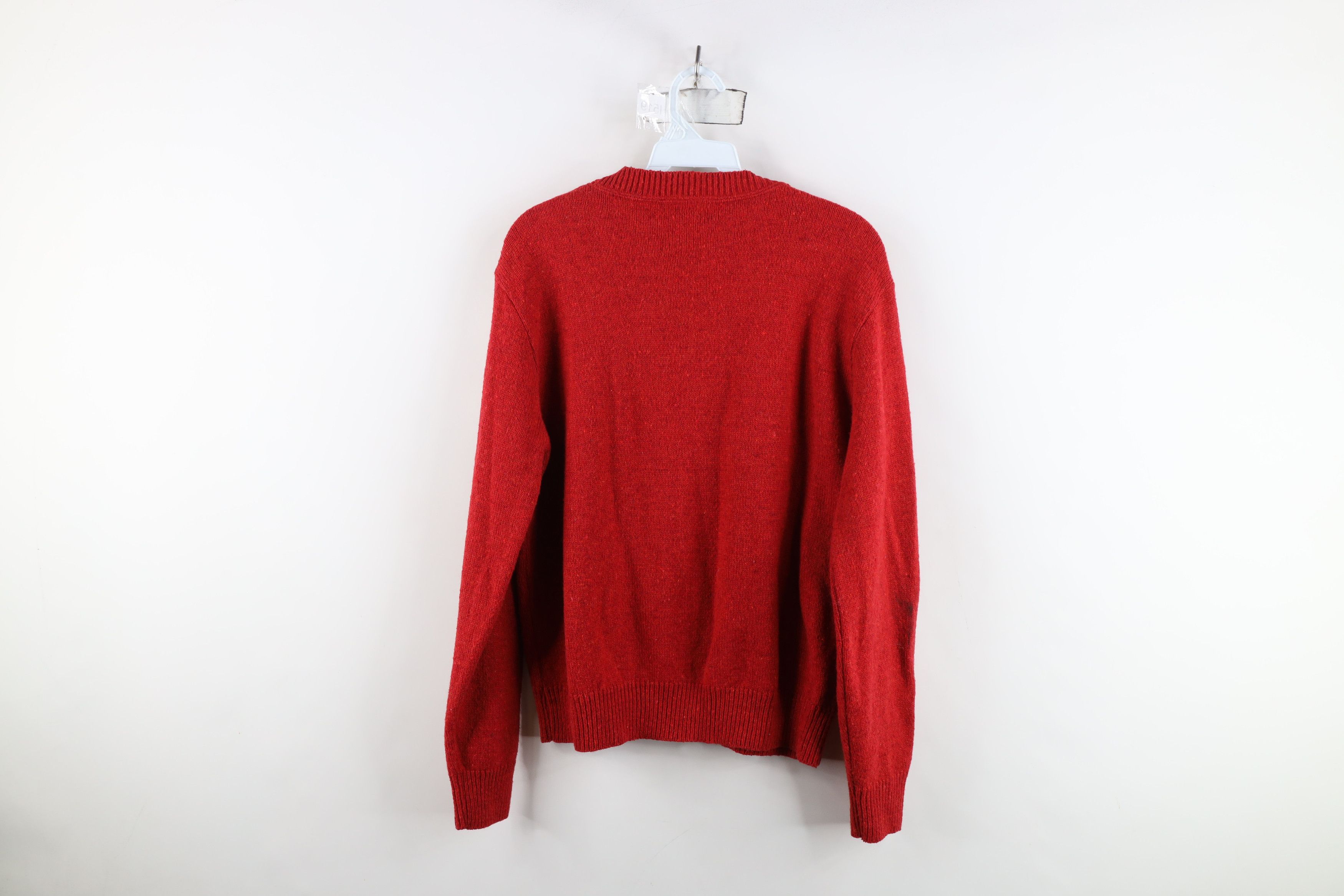 Vintage Vintage 90s Streetwear Fleck Wool Blend Knit Sweater USA Size L / US 10 / IT 46 - 8 Thumbnail