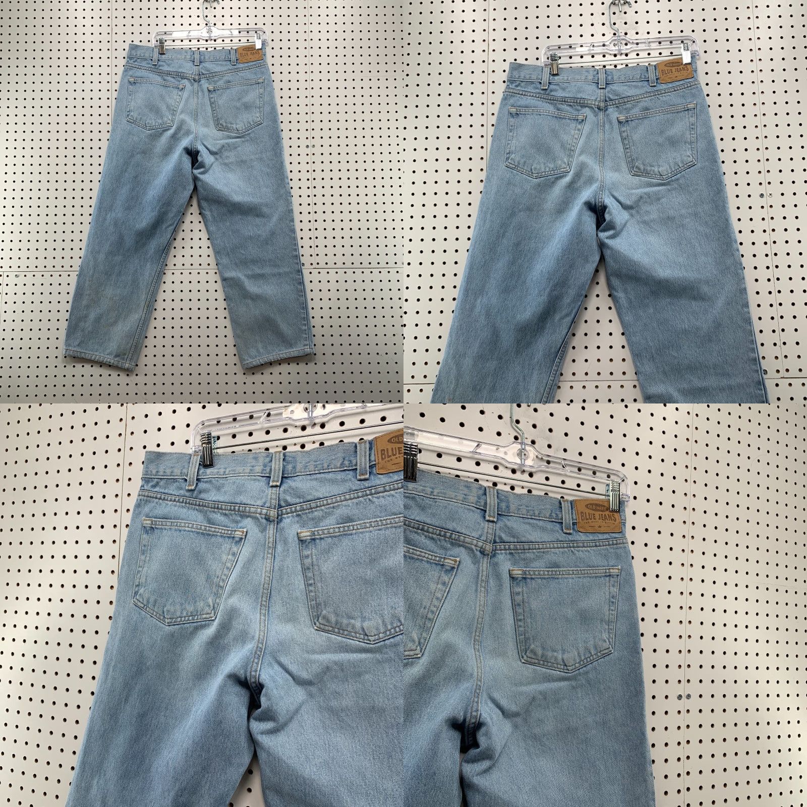 Gap VINTAGE Gap Jeans Mens 33x30 Blue Denim Straight Light Wash 90s 2000s Mens Jeans Size US 33 - 8 Thumbnail