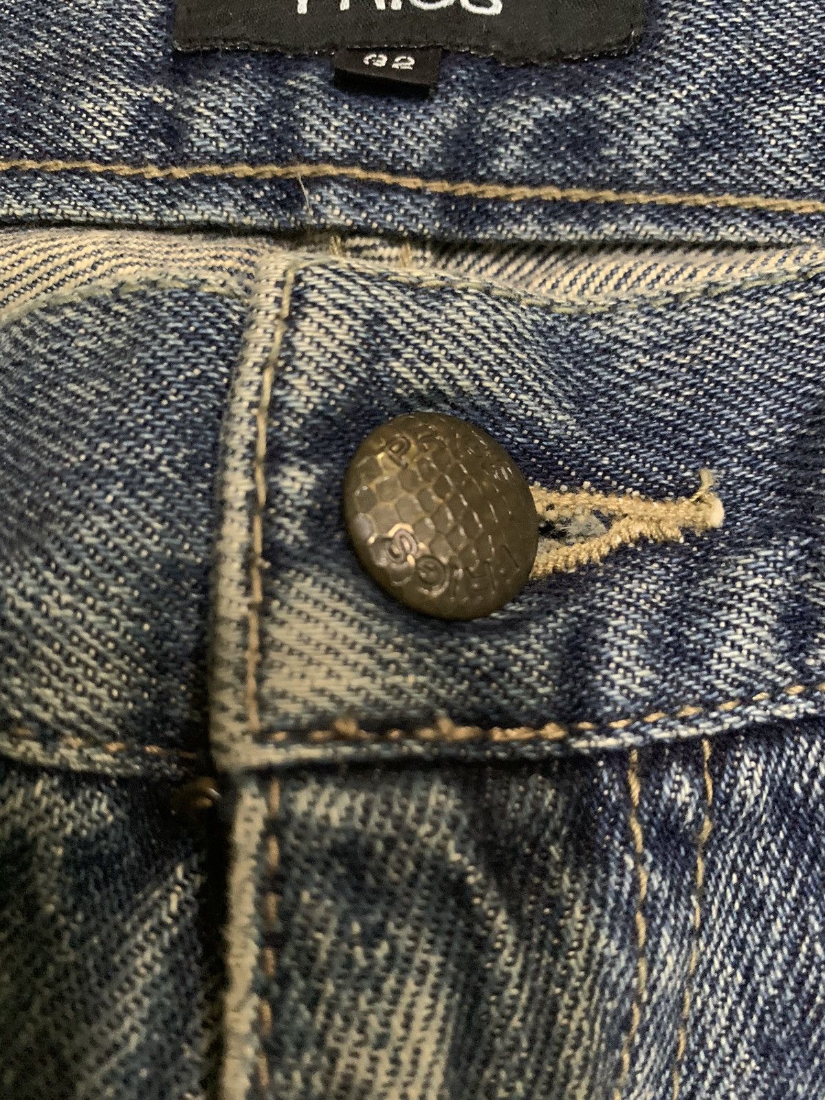14th Addiction PRIGS SNAKE STUDDED PUNK JAPANESE DISTRESSED DENIM Size US 32 / EU 48 - 16 Thumbnail