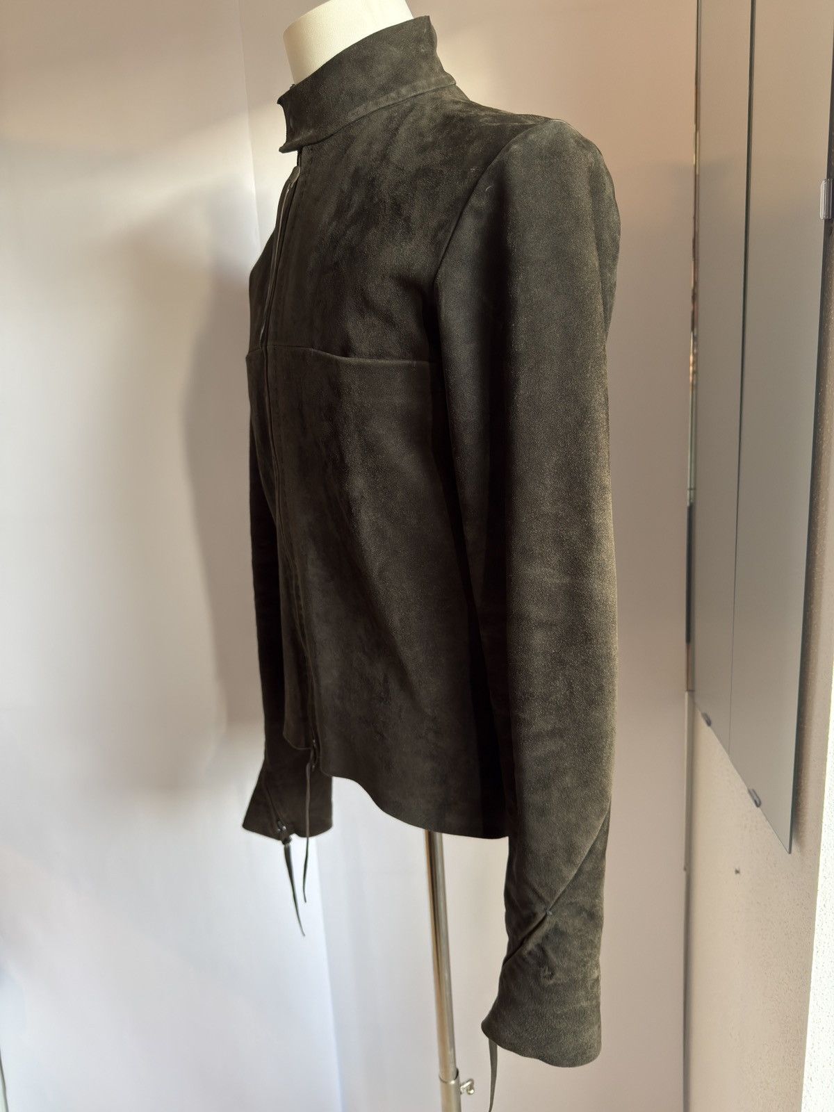 Ma+ Maurizio Amadei M.A+ Aviator Reverse Deer Leather Biker Size US M / EU 48-50 / 2 - 7 Thumbnail