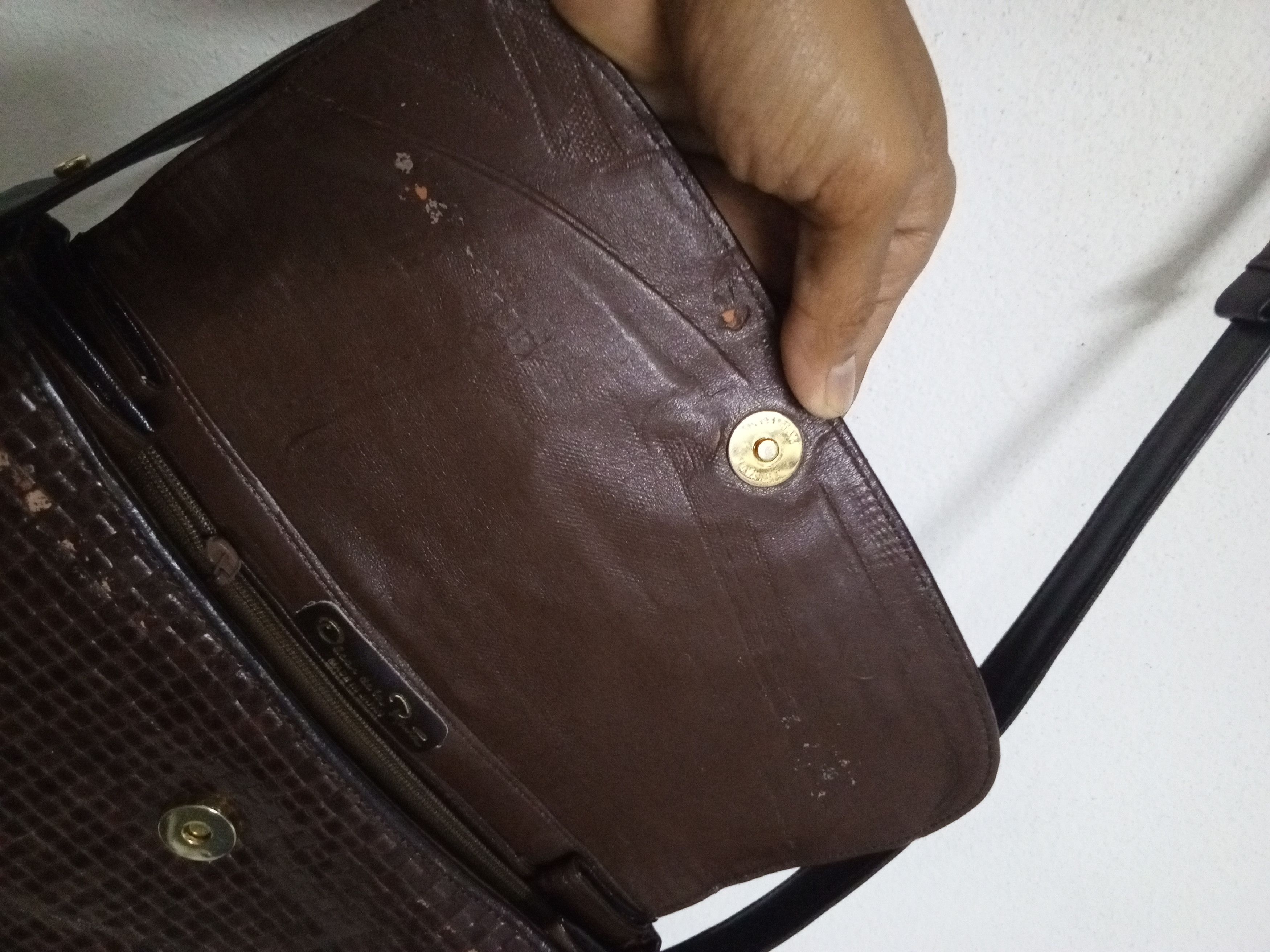 Oscar De La Renta Vintage Japan brand 🔥Oscar De La Renta Leather 🔥 Size ONE SIZE - 9 Thumbnail