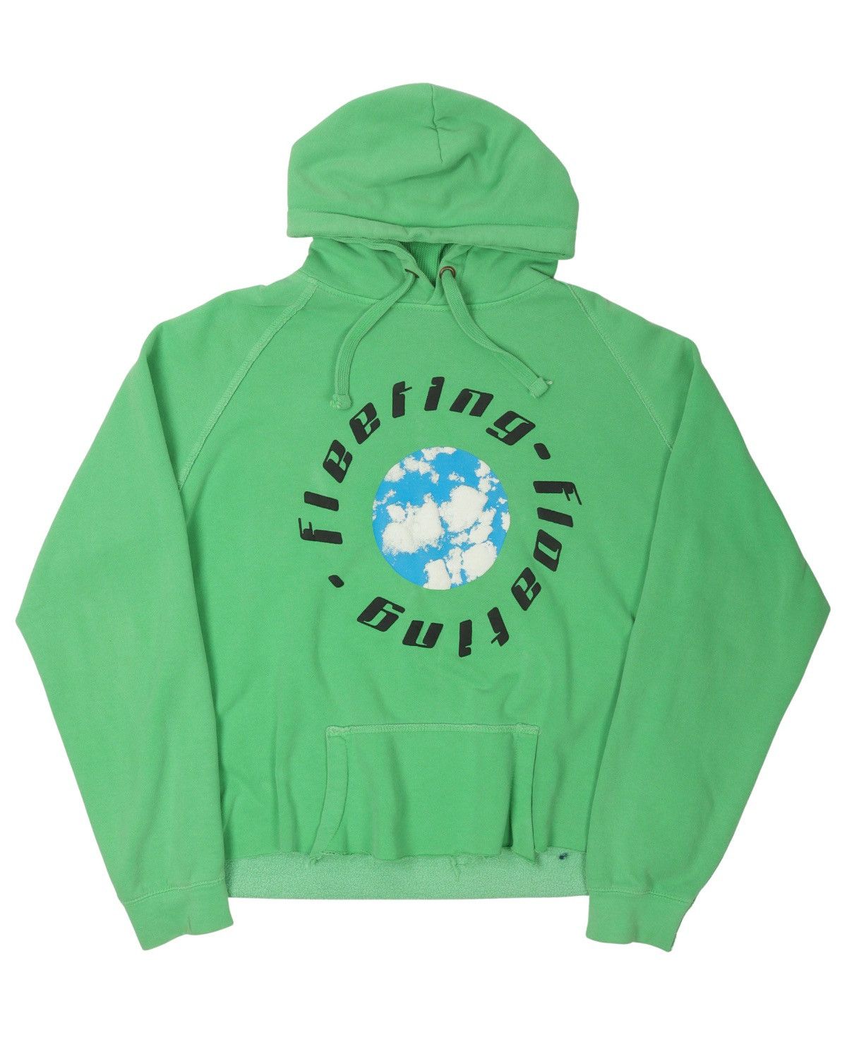 image of Cactus Plant Flea Market Cpfm Fleeting Floating Hoodie in Green, Men's (Size Small)