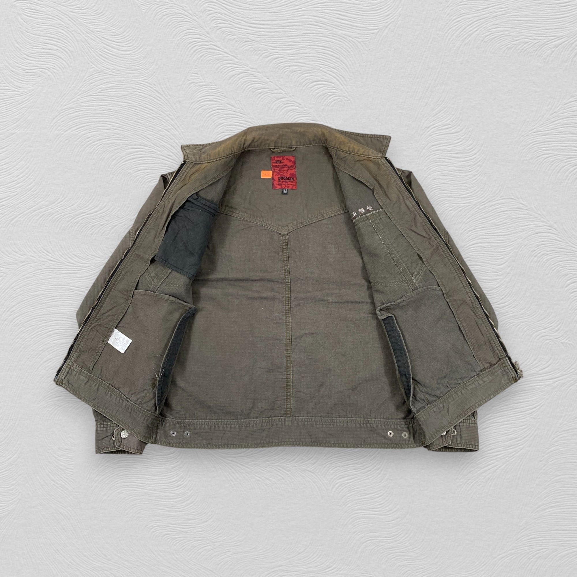 Japanese Brand Vintage Dogman Work Jacket- J524 Size US L / EU 52-54 / 3 - 2 Thumbnail