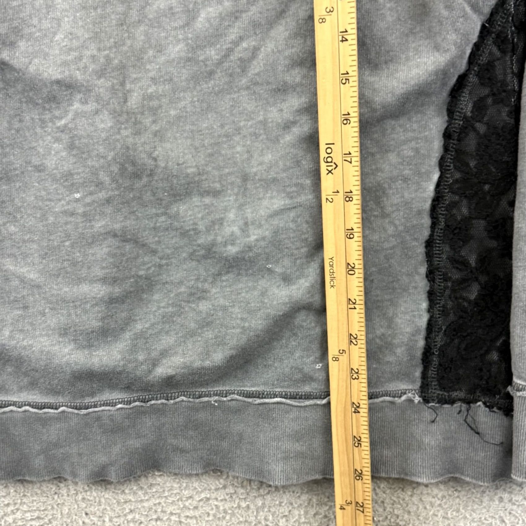 Harley Davidson VINTAGE Harley-Davidson Sweatshirt Womens Large Gray Biker Hoodie Grunge Y2K" Size L / US 10 / IT 46 - 7 Thumbnail
