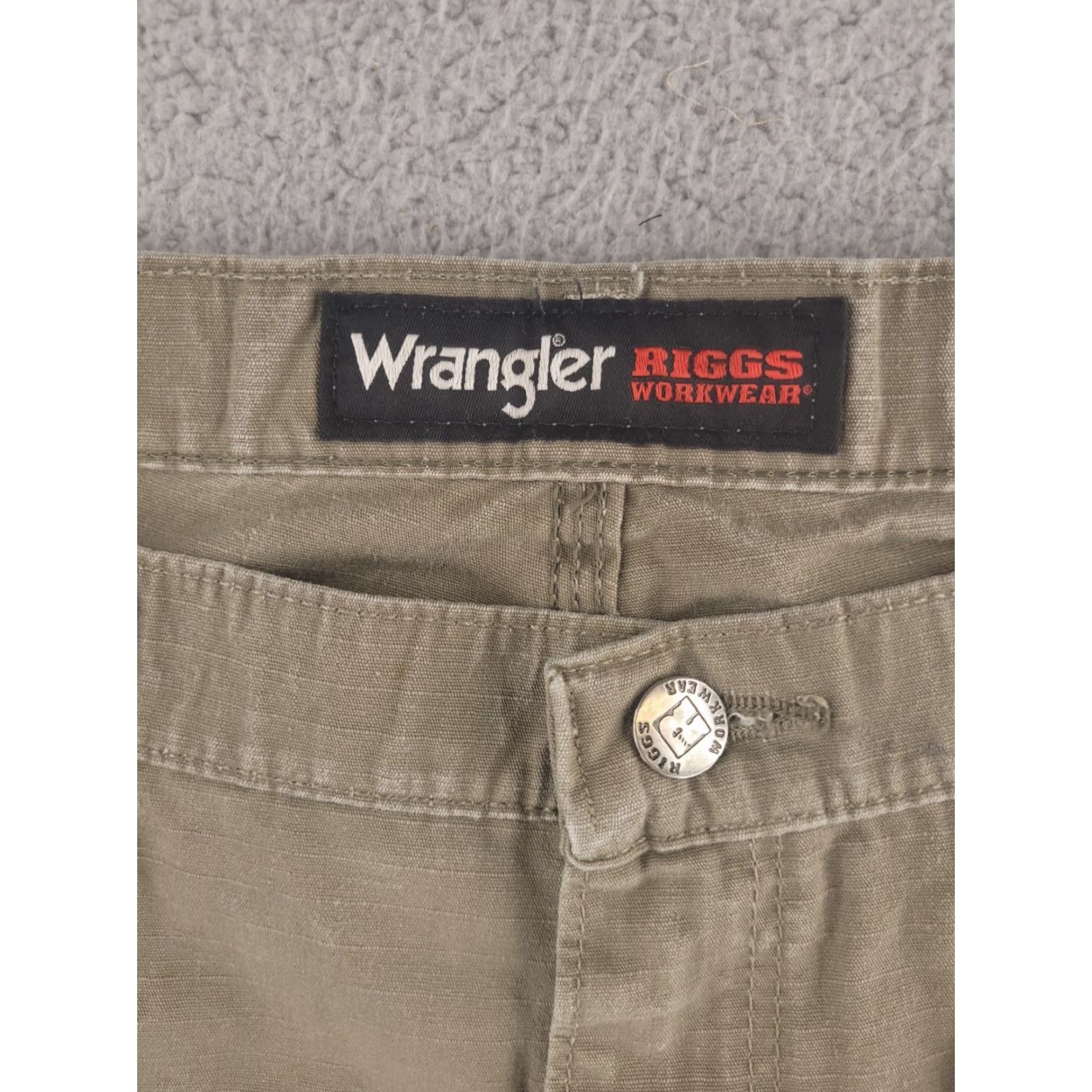Wrangler Wrangler Riggs Mens Pants 38x35 Brown Workwear Ripstop Carpenter Distressed Size US 38 / EU 54 - 6 Thumbnail