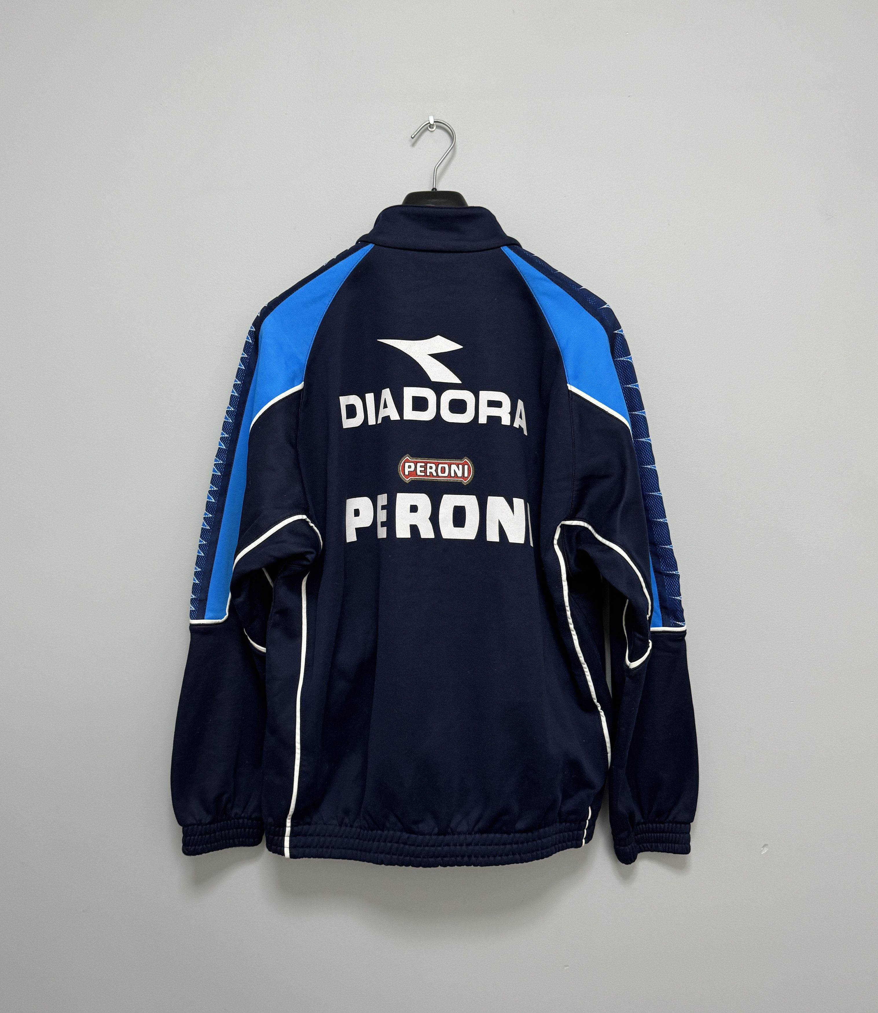 Diadora SSC Napoli Diadora 2000 2001 Track Jacket Full Zip Size L Size US L / EU 52-54 / 3 - 8 Thumbnail