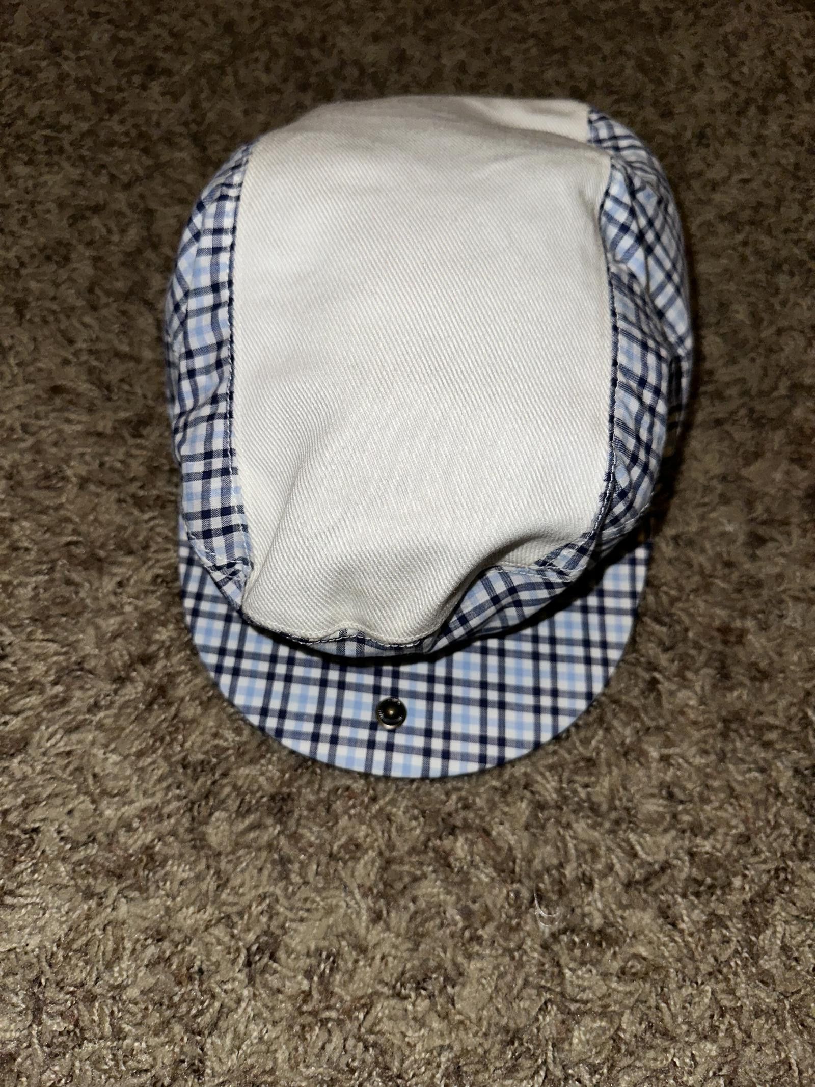 Nike VNTG Michael Jordan Plaid Newsboy Flat Golf Cap Sample 2005 Size ONE SIZE - 2 Thumbnail