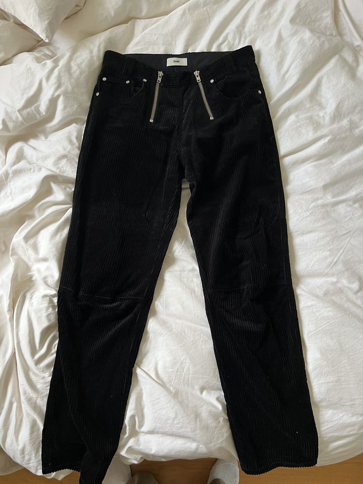 image of Gmbh Corduroy Pants in Black, Men's (Size 34)