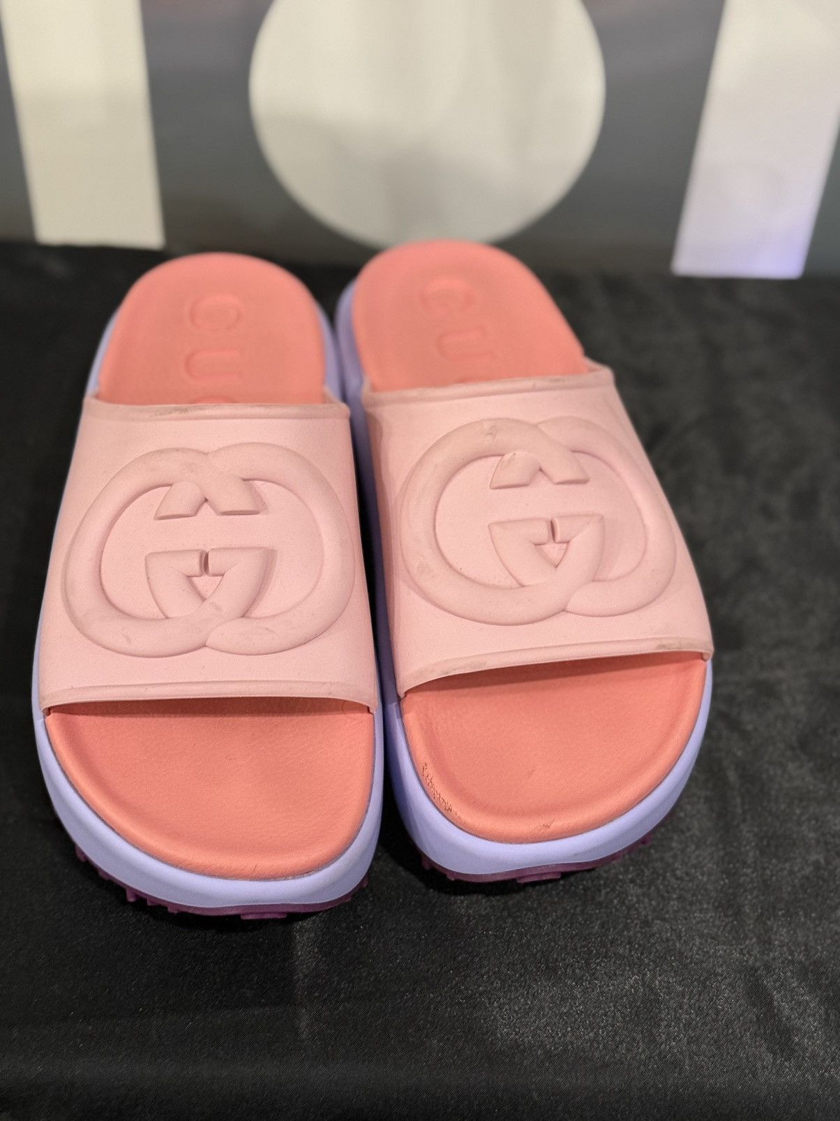 Gucci Gucci GG logo Platform Slides Size US 9 / IT 39 - 4 Thumbnail