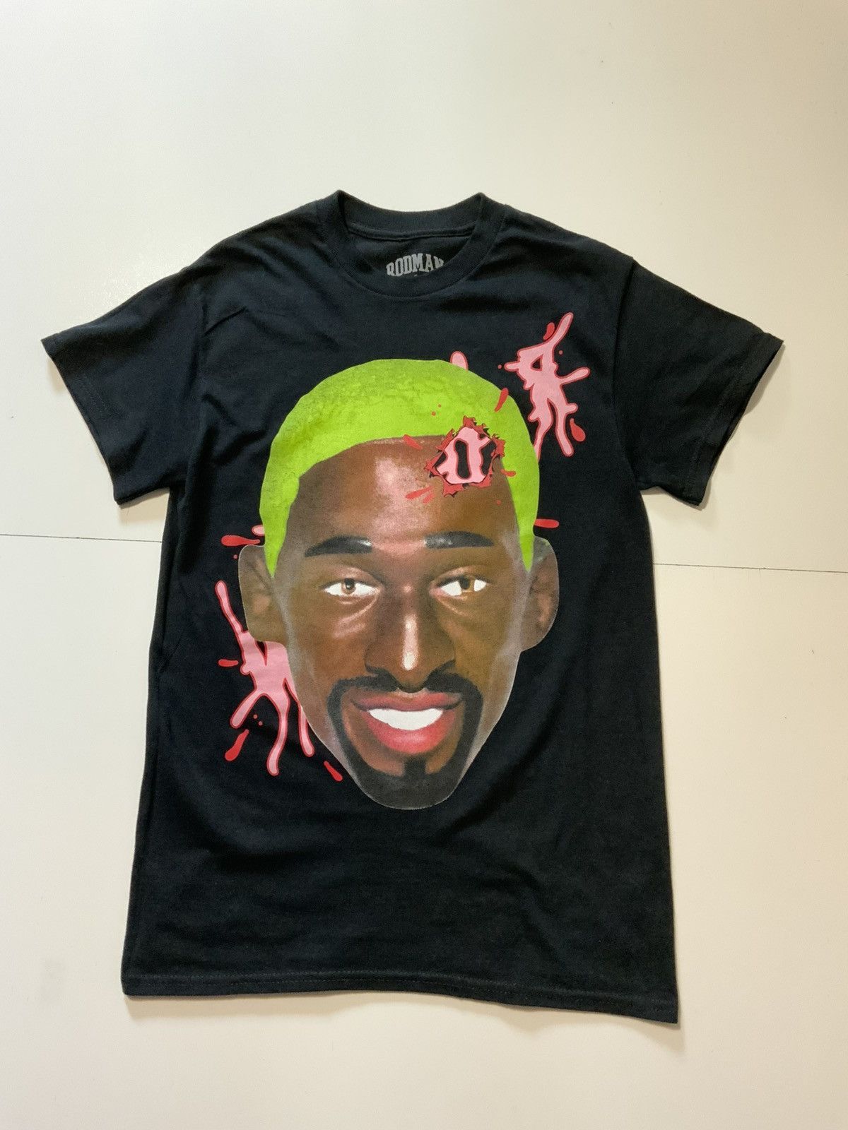 Other Dennis Rodman Green Hair NBA Basketball Big Head T-Shirt Size US S / EU 44-46 / 1 - 1 Thumbnail