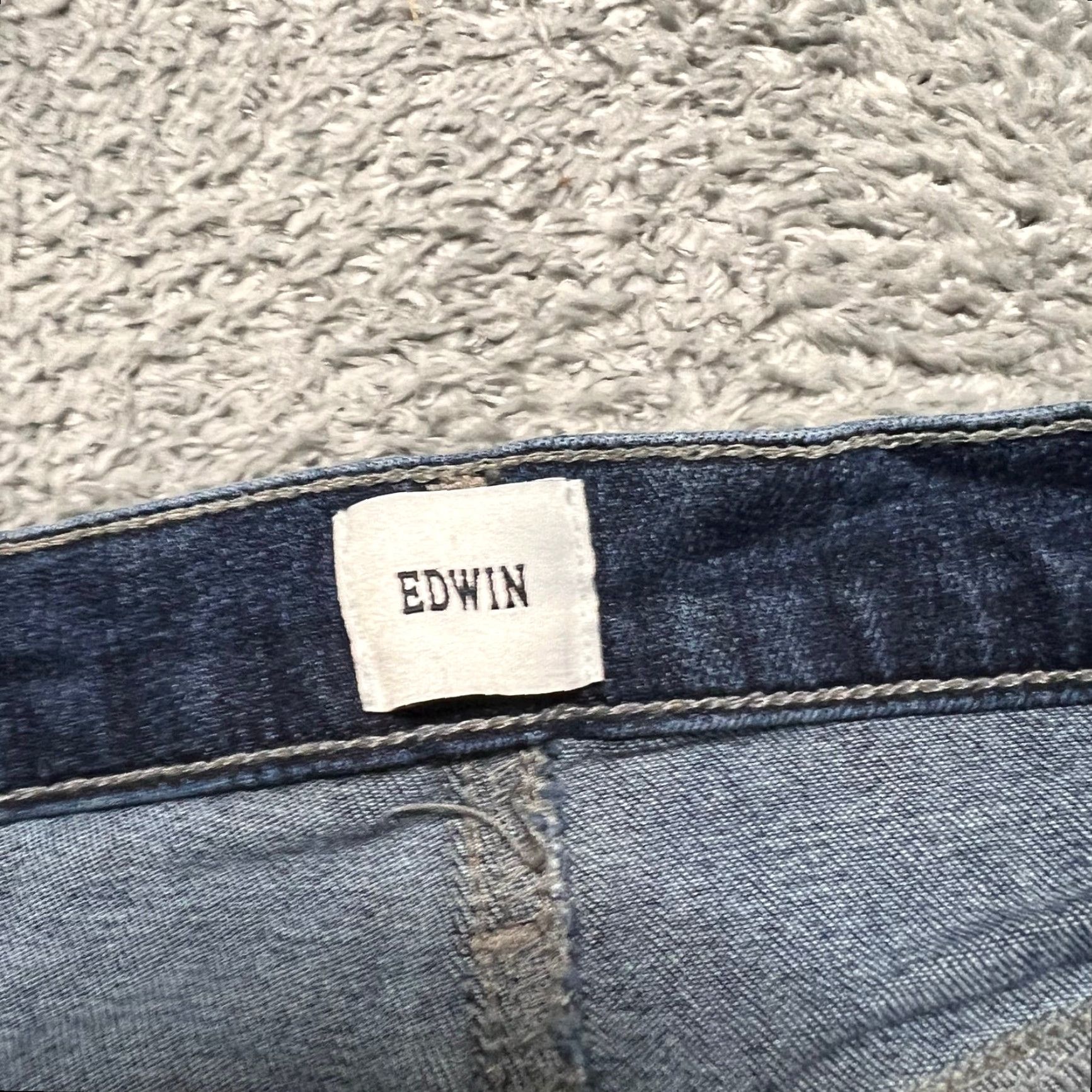 Edwin EDWIN Jeans Womens 26 Slim Straight Denim Mid Rise Cropped Pants 26x26 Blue Womens Regular Cropped Jeans Size 26" / US 2 / IT 38 - 5 Thumbnail