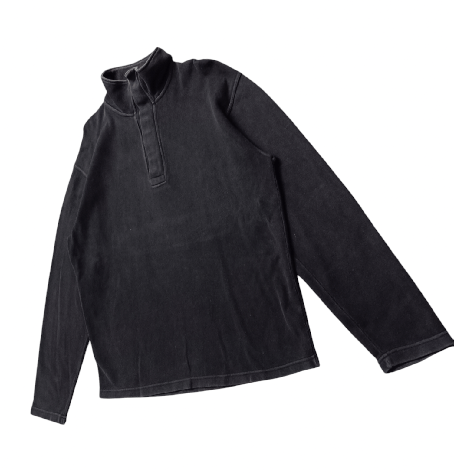 J.W. Brine James w.Brine Plain Black Sweatshirt Size US M / EU 48-50 / 2 - 3 Thumbnail