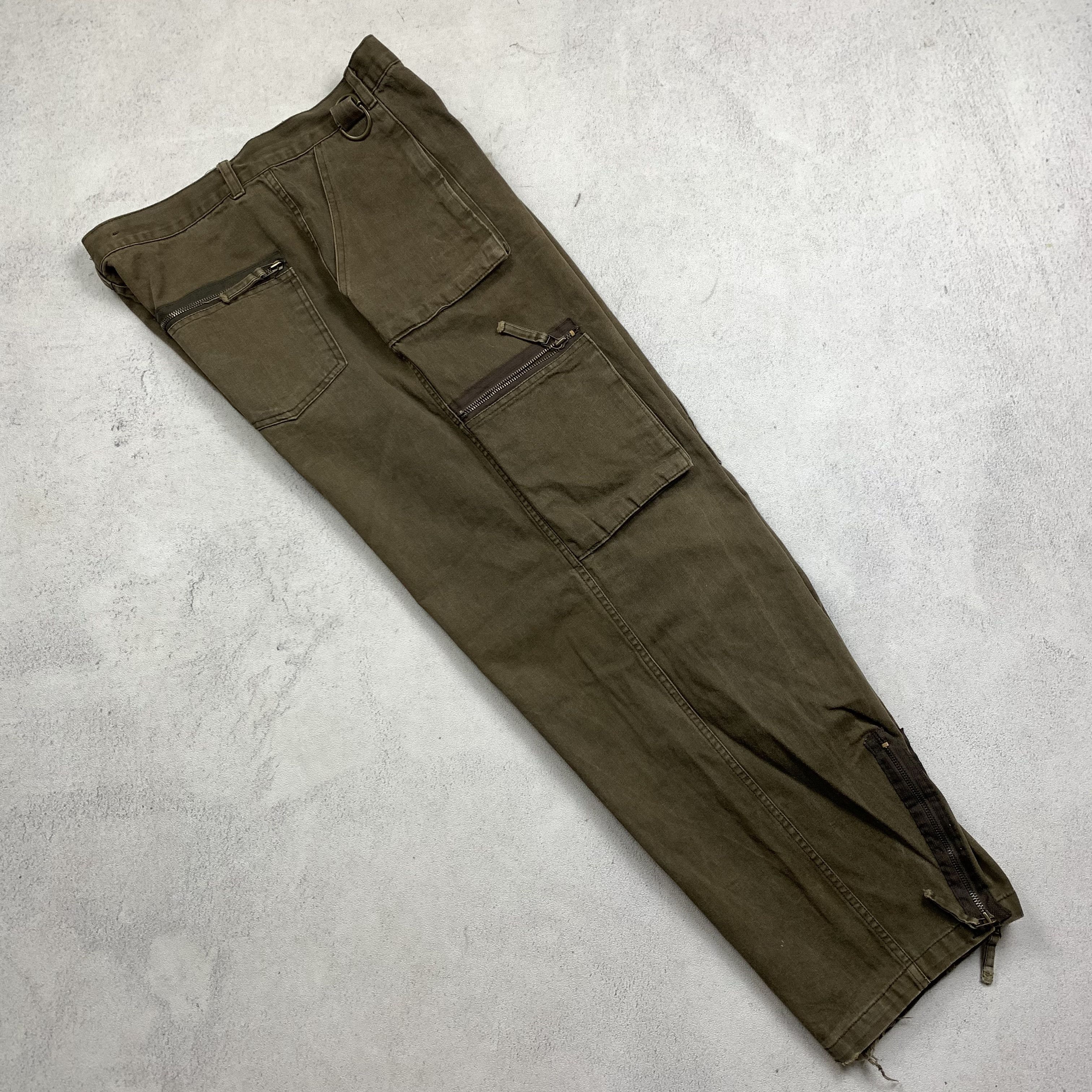 Japanese Brand Multi Pocket Cargo Pants Baggy