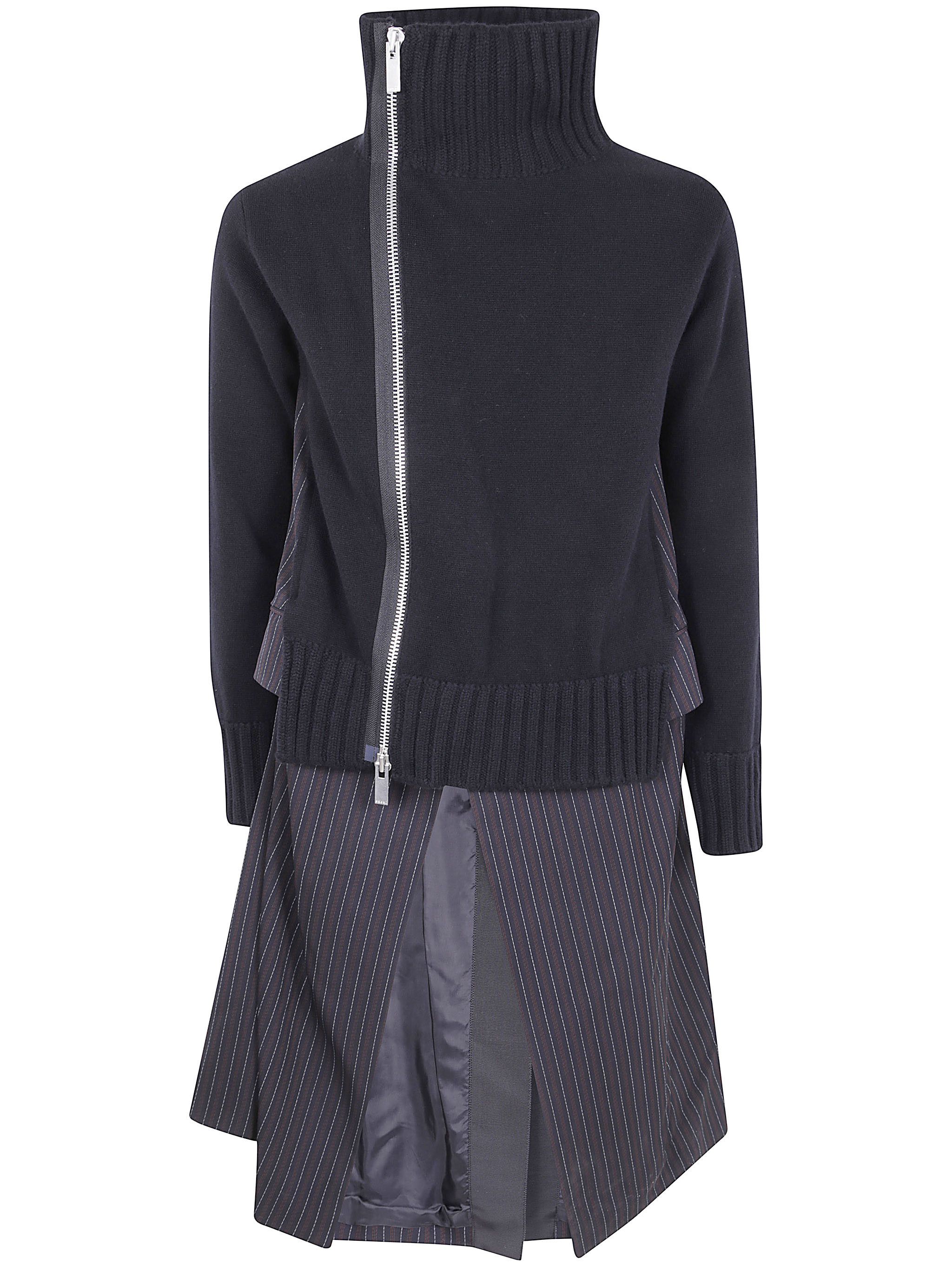 Sacai KNIT COAT DRESS Size US S / EU 44-46 / 1 - 1 Thumbnail
