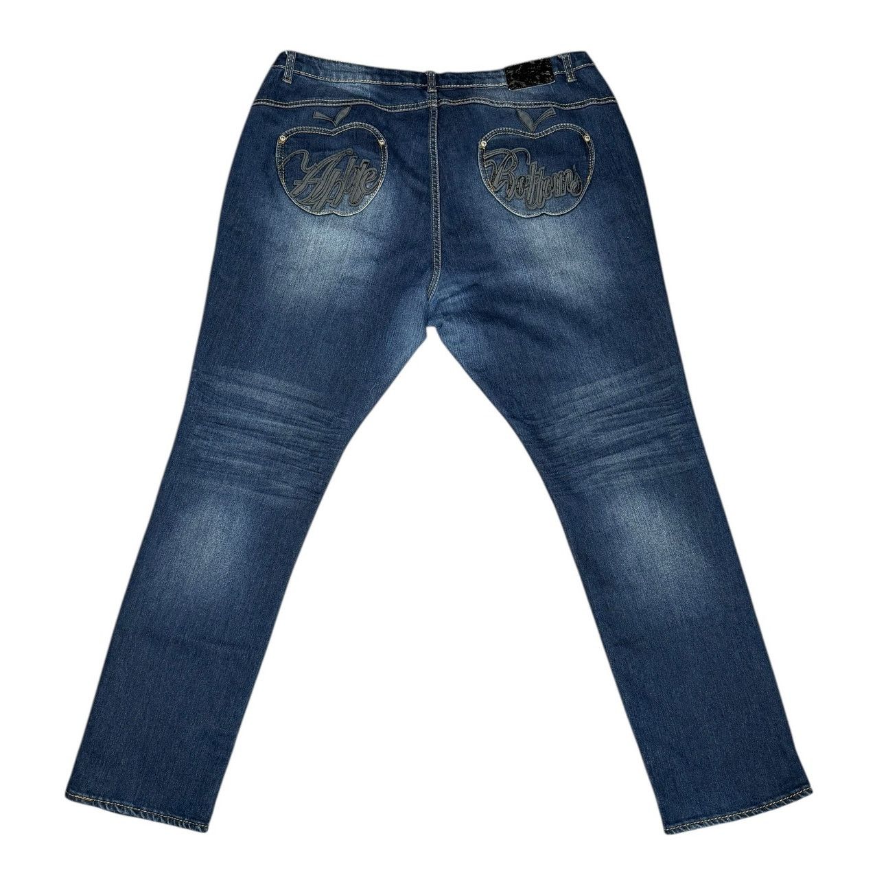 Apple × Vintage Vintage Y2k Apple Bottoms Embroidered Jeans Plus Size 22 Size 22" - 1 Thumbnail