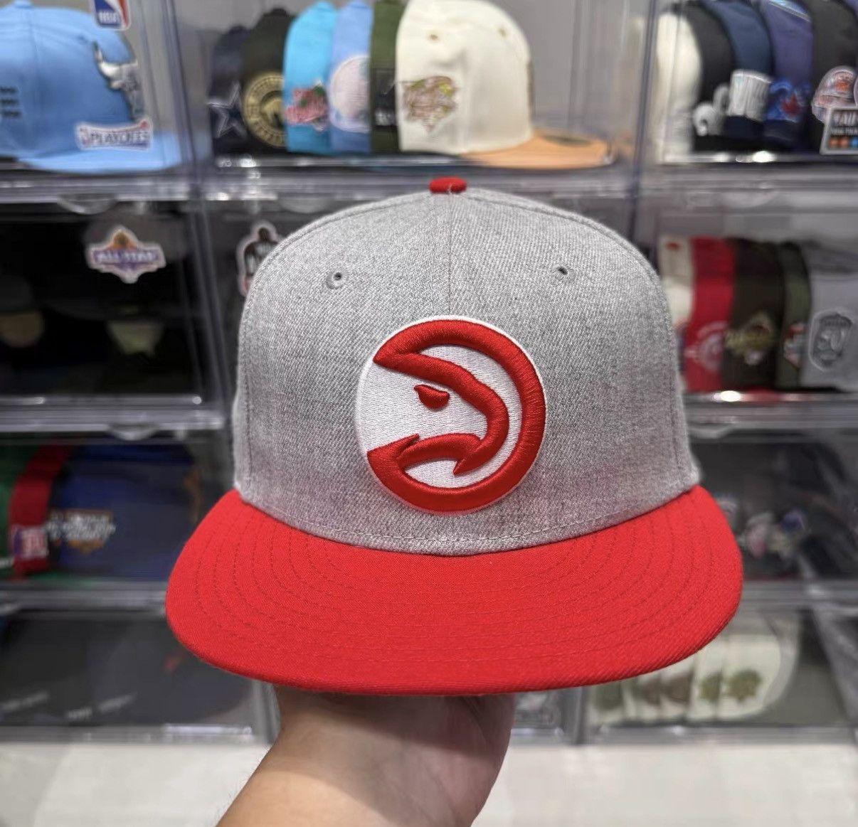 New Era New Era NBA Atlanta Hawks Flat Brim Baseball Cap J32 Size ONE SIZE - 1 Thumbnail