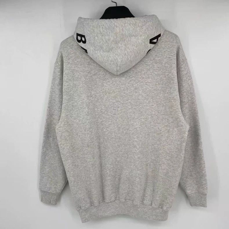 Balenciaga Balenciaga Grey Hood Letter Hoodie Size US XS / EU 42 / 0 - 2 Thumbnail