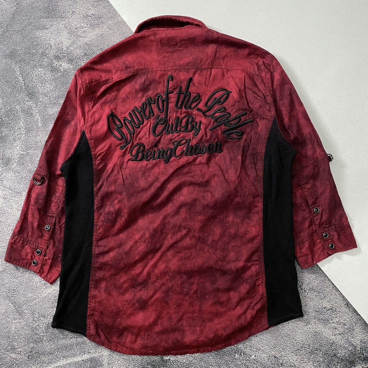 If Six Was Nine 🔥In The Attic y2k japanese punk paisley embroidery shirt Size US L / EU 52-54 / 3 - 2 Thumbnail