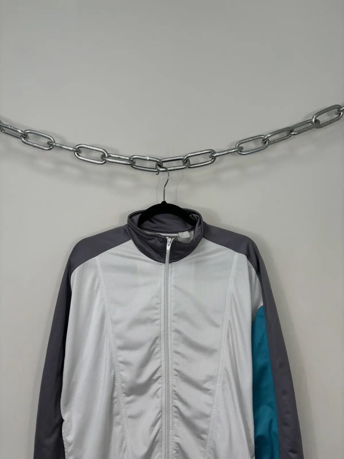 Nike × Vintage Vintage 90s Nike Y2K Retro Hype Full Zip Track Jacket Size US M / EU 48-50 / 2 - 4 Thumbnail