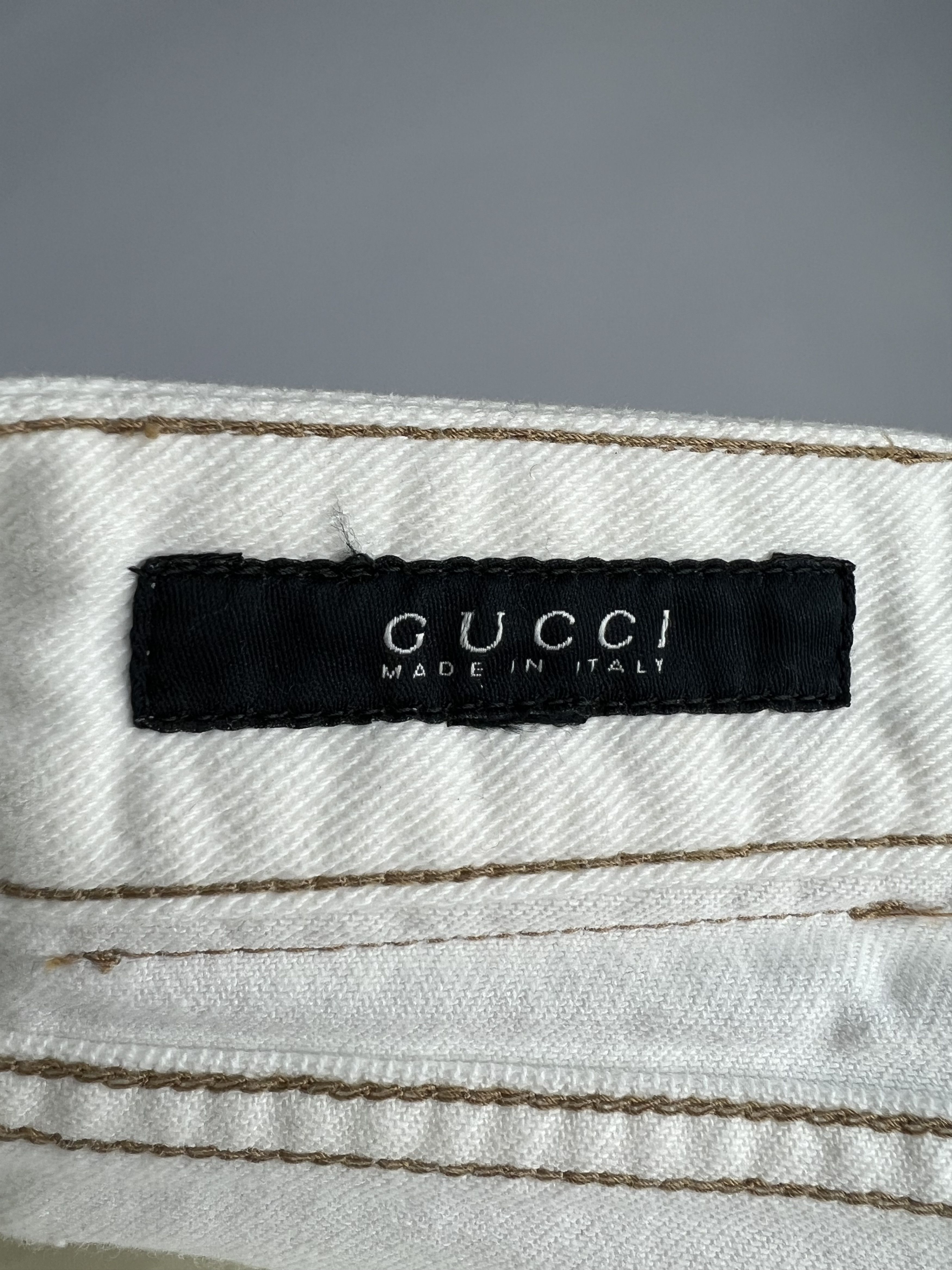 Gucci 2005 Gucci Tom Ford Era Vtg Women's Flared Jeans Size S/M Size 28" / US 6 / IT 42 - 10 Thumbnail