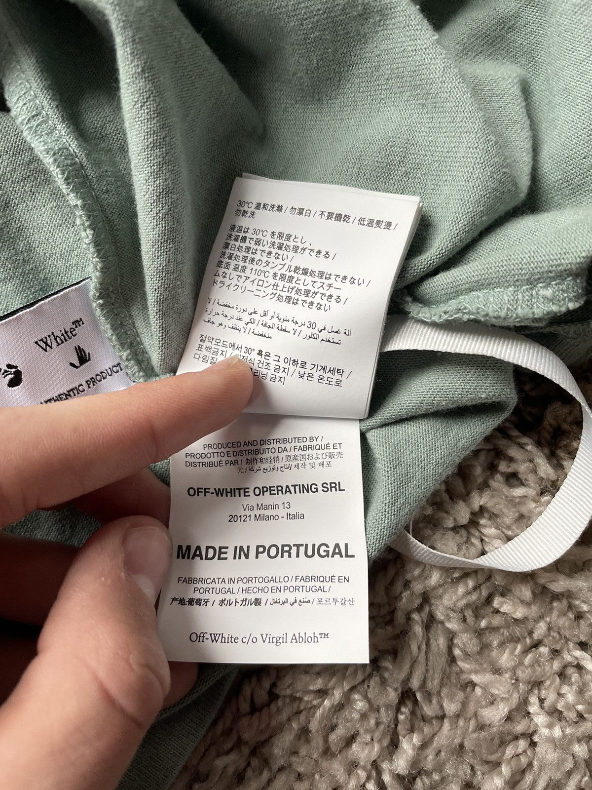 Balenciaga × Off-White Off White Graffiti Oversized Tee Big logo 2021 Spring Summer Size US L / EU 52-54 / 3 - 17 Thumbnail