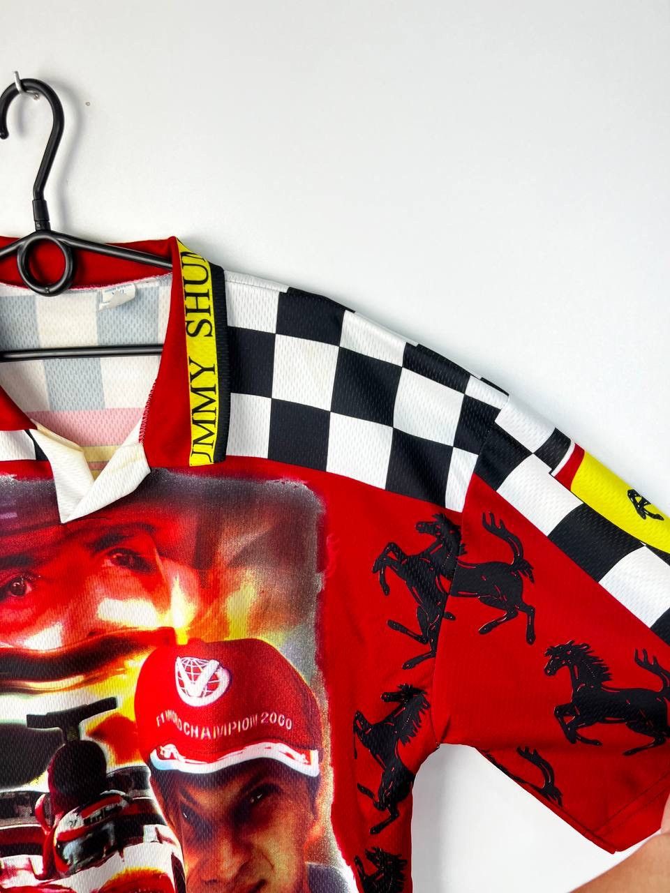 Vintage Ferrari Michael Schumacher 90s vintage t-shirts size Xxl Size US XXL / EU 58 / 5 - 7 Thumbnail