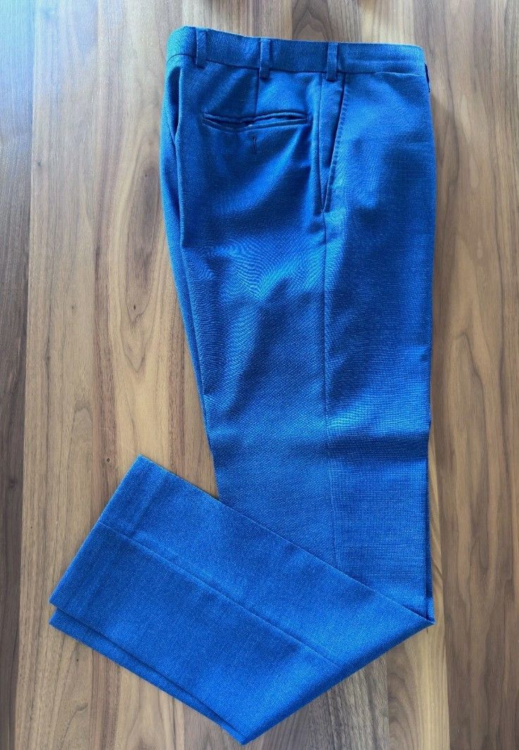 Suitsupply Suitsupply Lazio S110 VBC Blue Wool 3-Piece Suit Size 34R - 8 Thumbnail