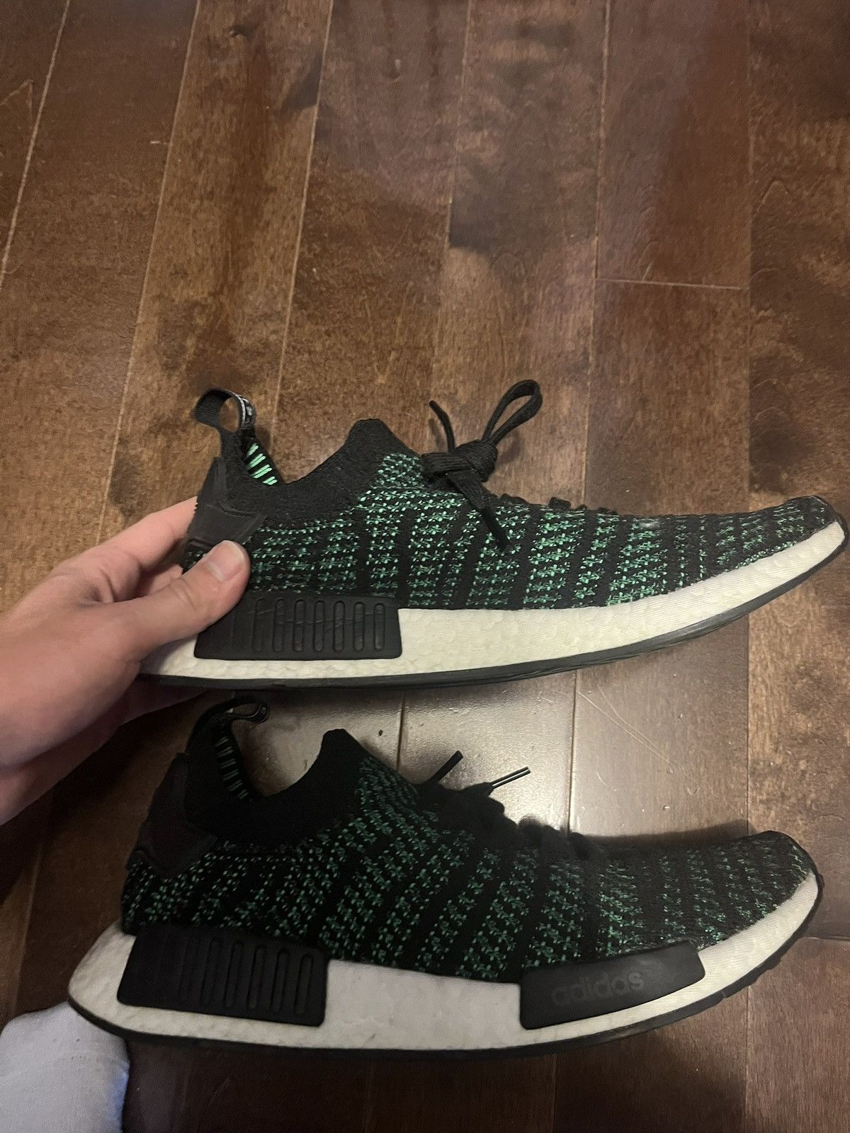 Adidas Adidas NMD R1 Green Size US 10 / EU 43 - 1 Thumbnail