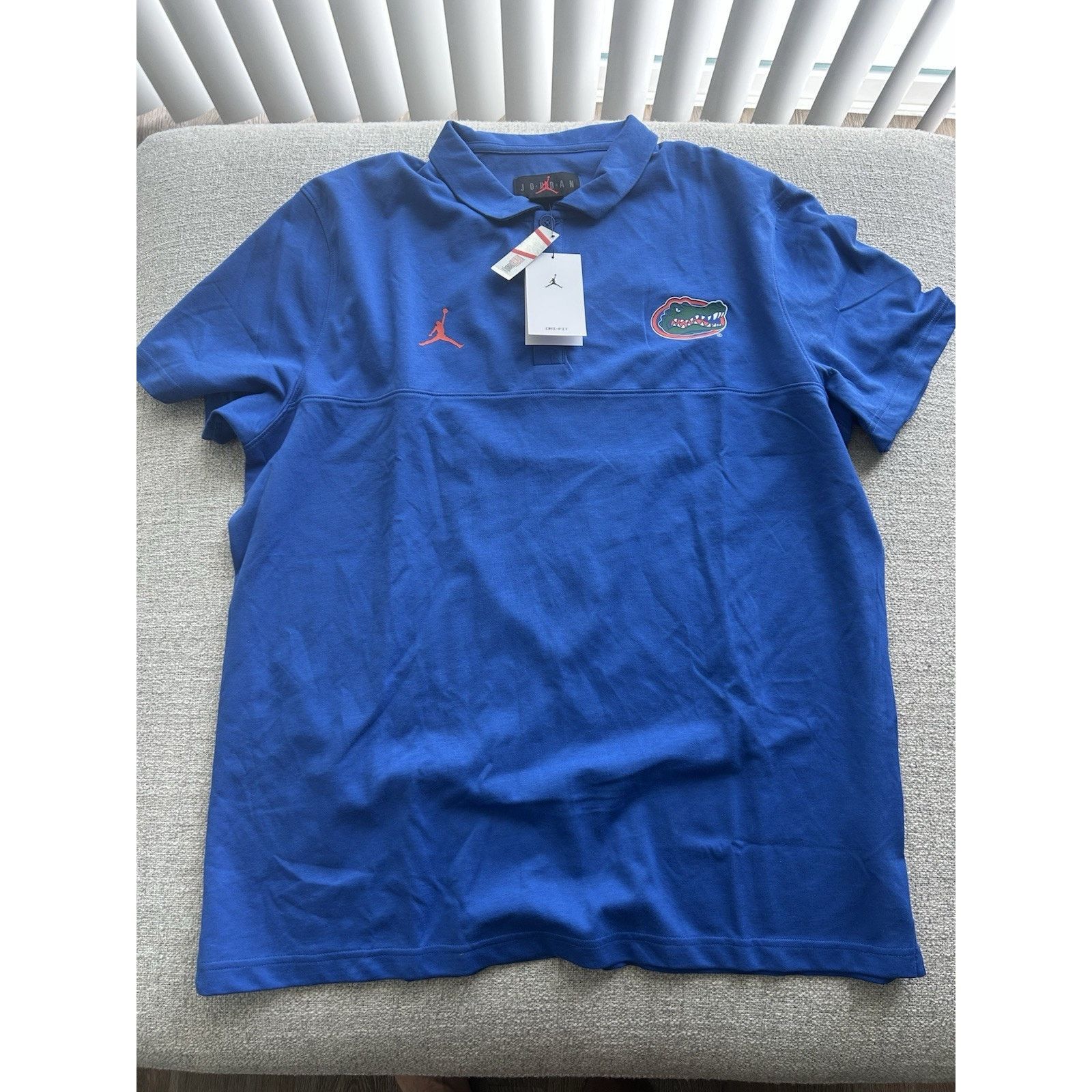 Nike Jordan Gators Nike Football Polo Men's XL Dri-FIT NCAA Size US XL / EU 56 / 4 - 1 Thumbnail