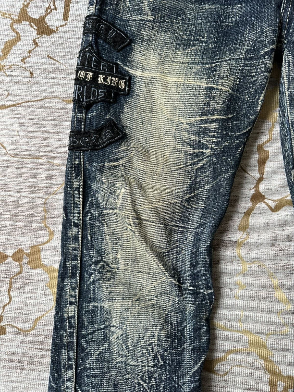 Japanese Brand Tommorow Claw Marks Patches Design Denim Size US 32 / EU 48 - 8 Thumbnail