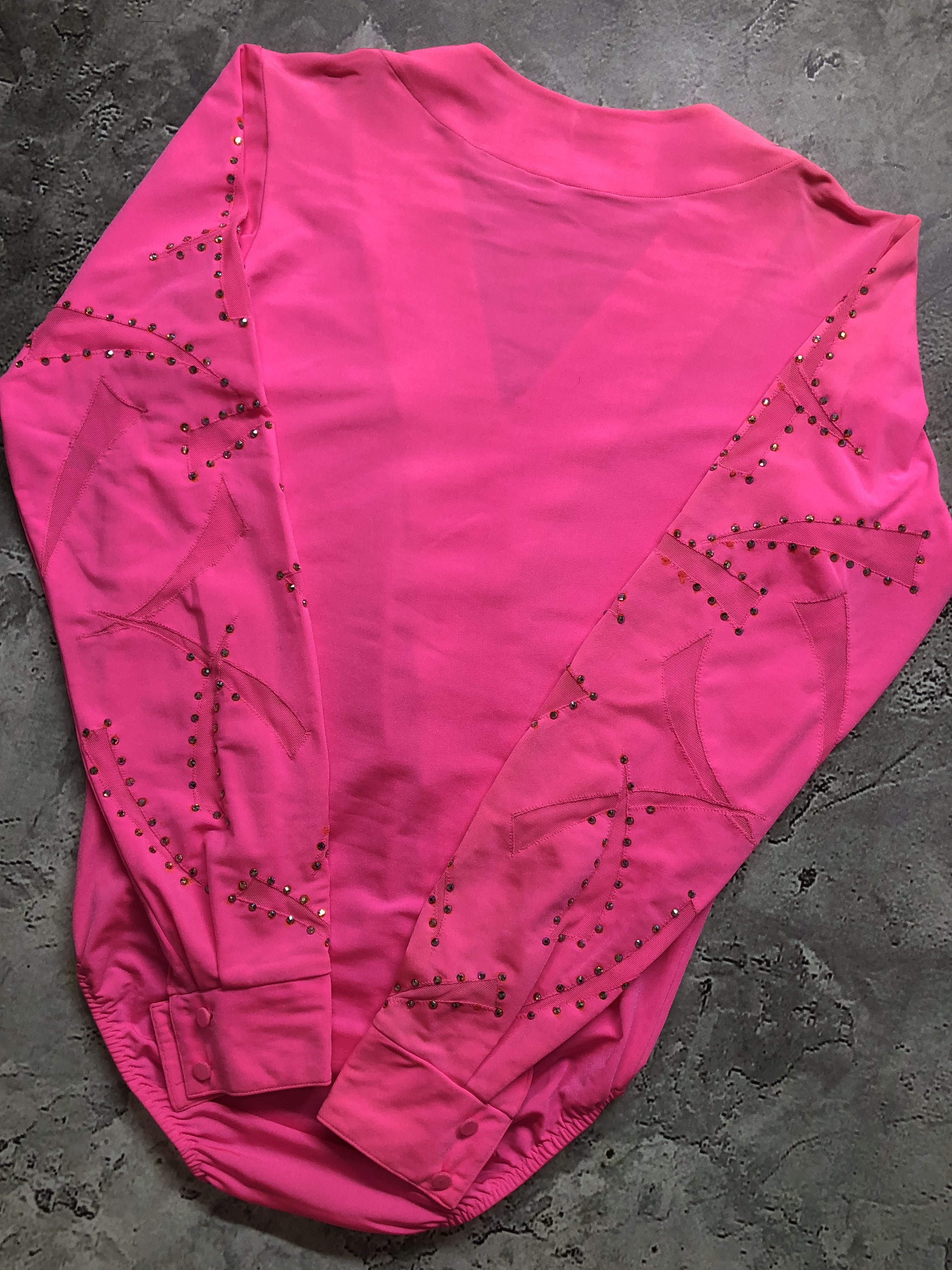 Japanese Brand Amazing Ballroom Shirt with Swarovski Stones Size US M / EU 48-50 / 2 - 11 Thumbnail