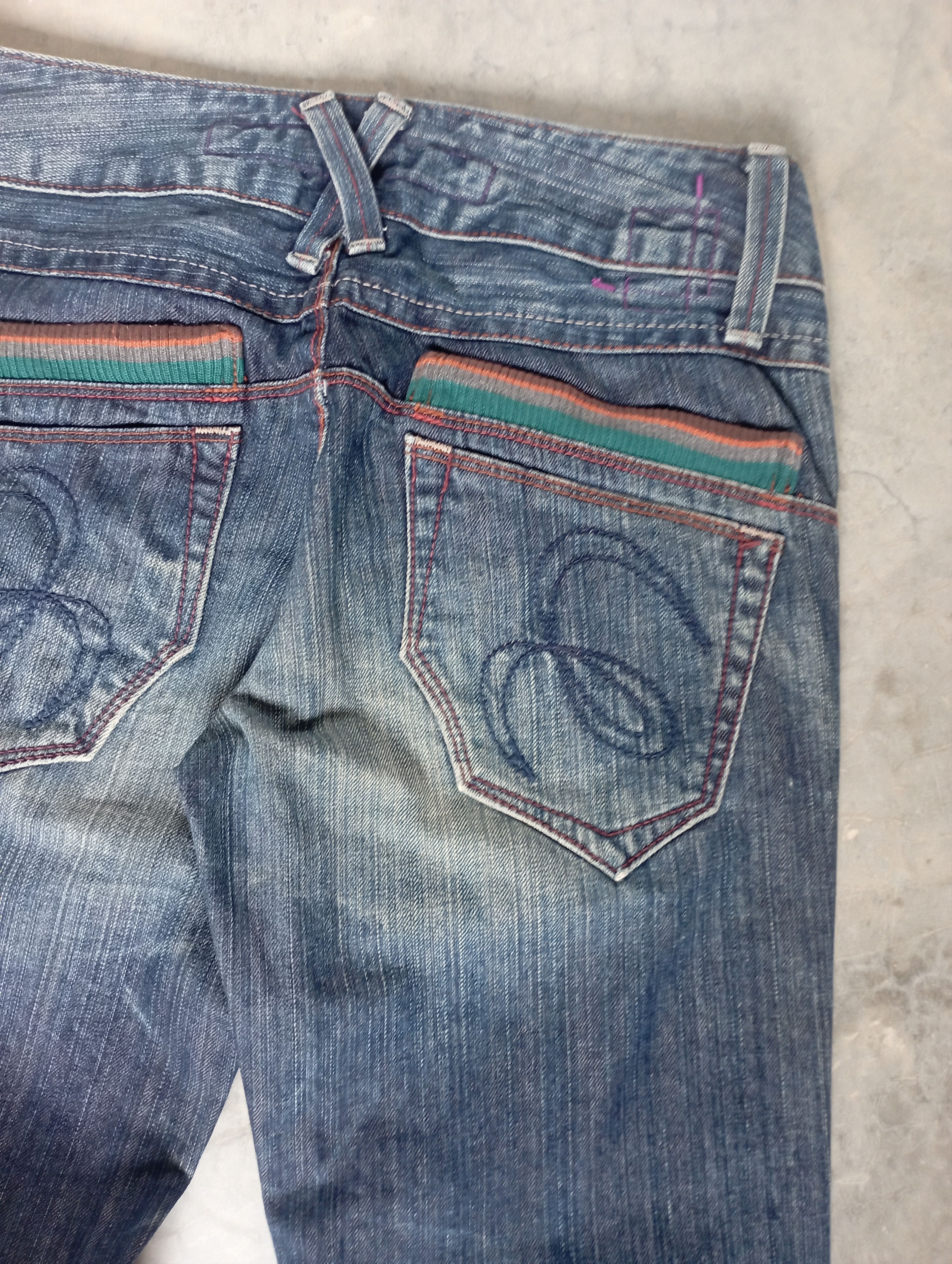 Tornado Mart Super Flare Jeans Made In Japan Mud Rusty LowRise Et Boite Size US 29 - 11 Thumbnail