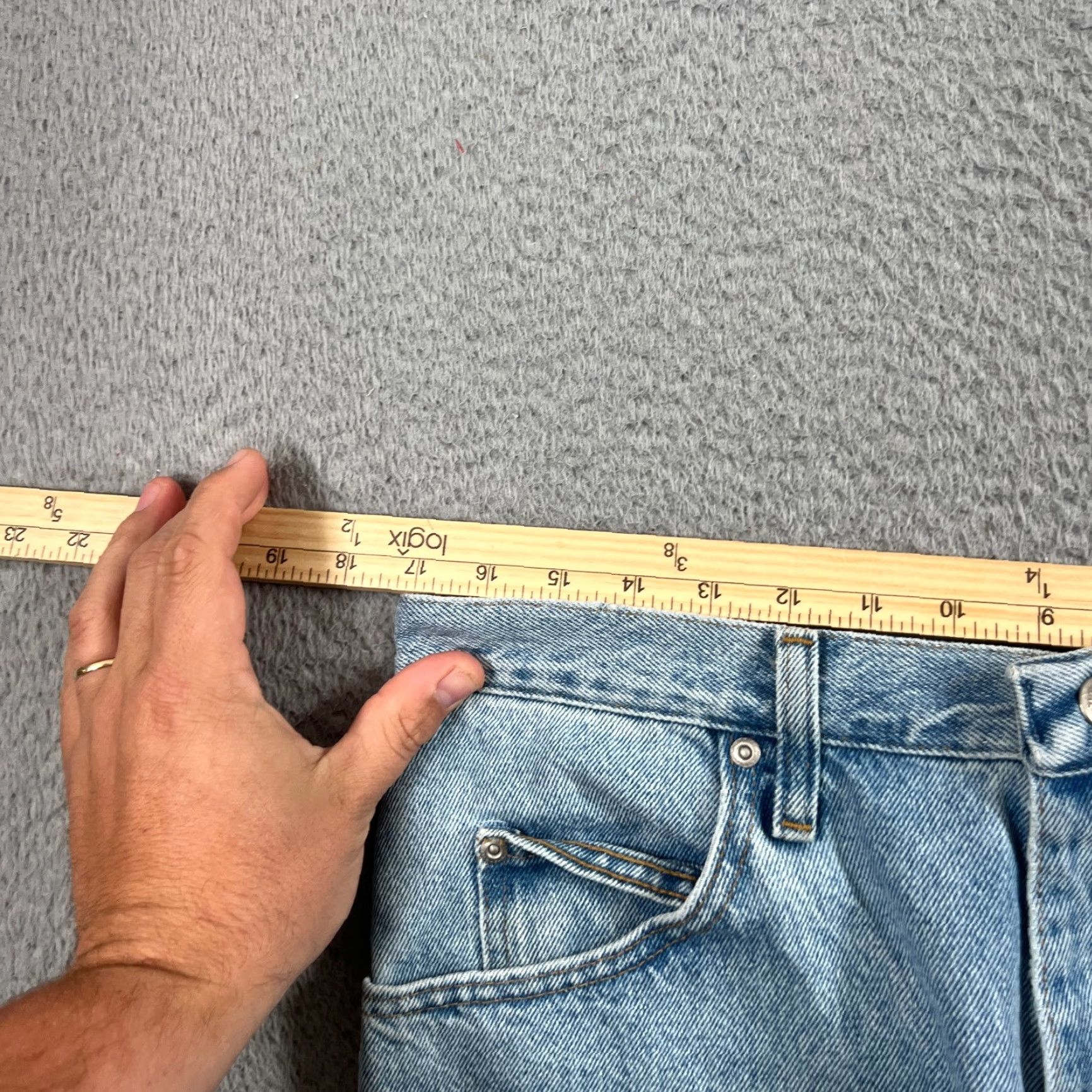 Wrangler VINTAGE Wrangler Jeans Shorts Size 34 Men Bermuda Relaxed Fit Denim Summer Casual Blue Size US 34 / EU 50 - 5 Thumbnail