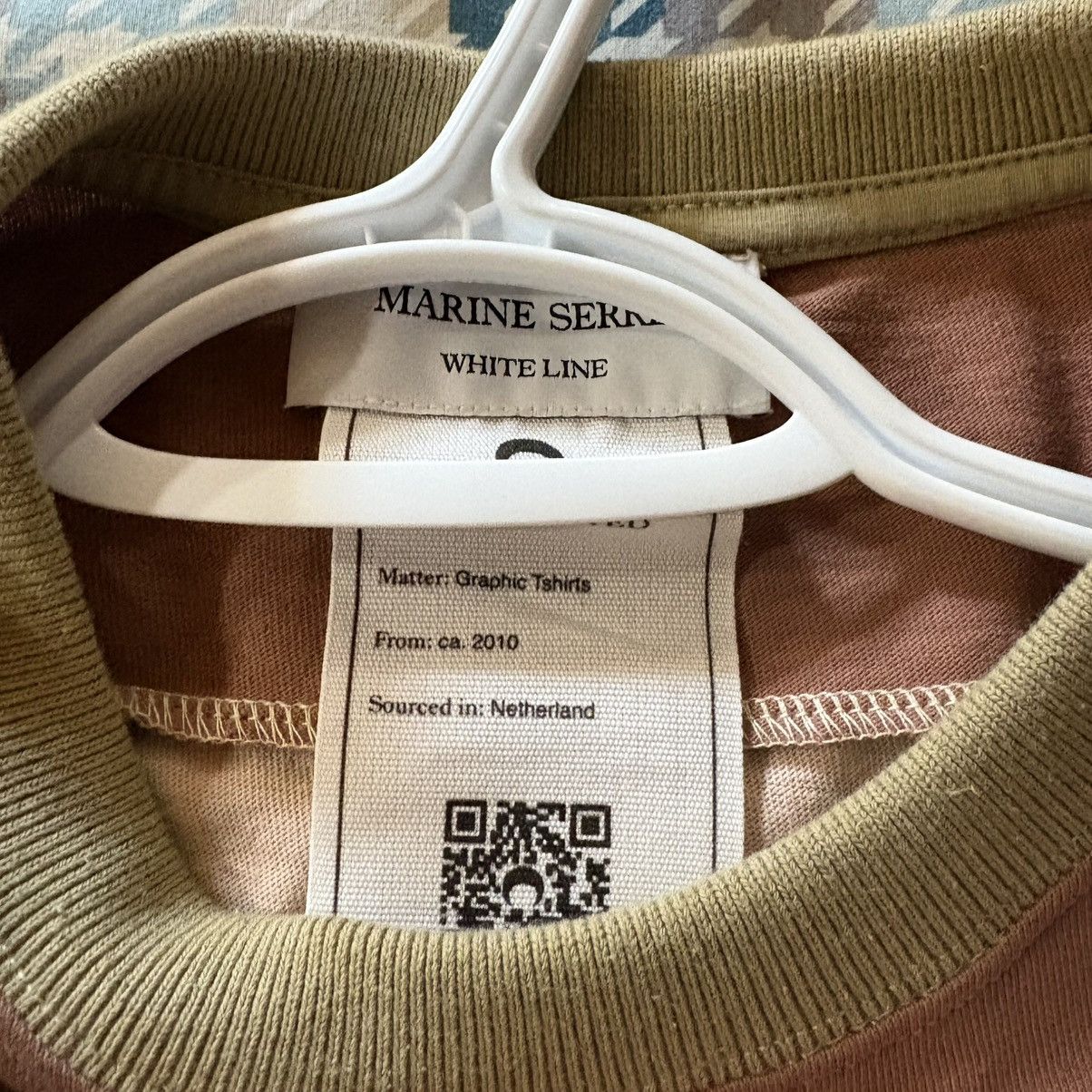 Marine Serre Marine Serre Khaki Moon-Panel Graphic T-Shirt Size US M / EU 48-50 / 2 - 3 Thumbnail