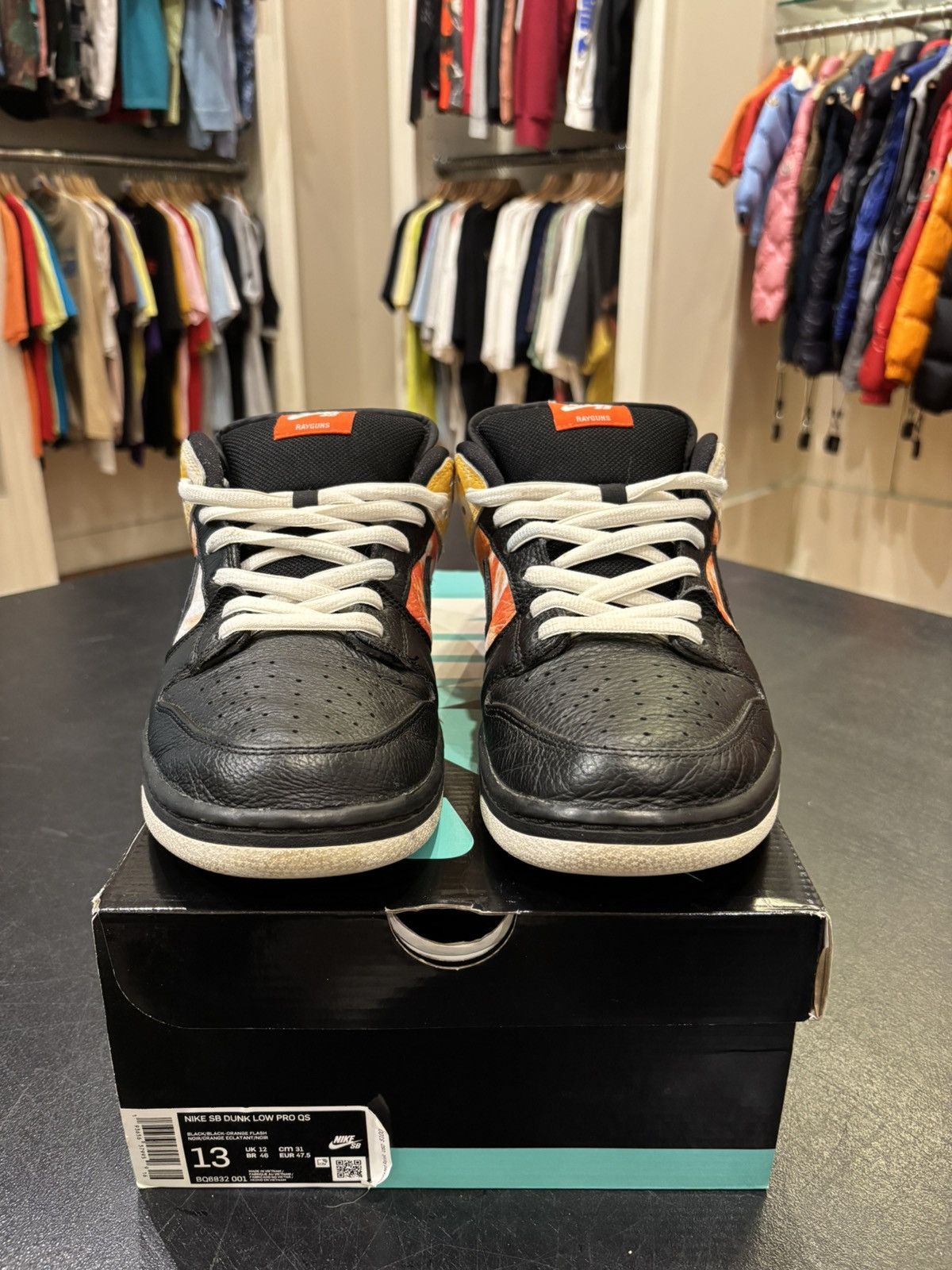 Nike Nike SB Dunk Low Raygun Tie-Dye Black Size US 13 / EU 46 - 3 Thumbnail