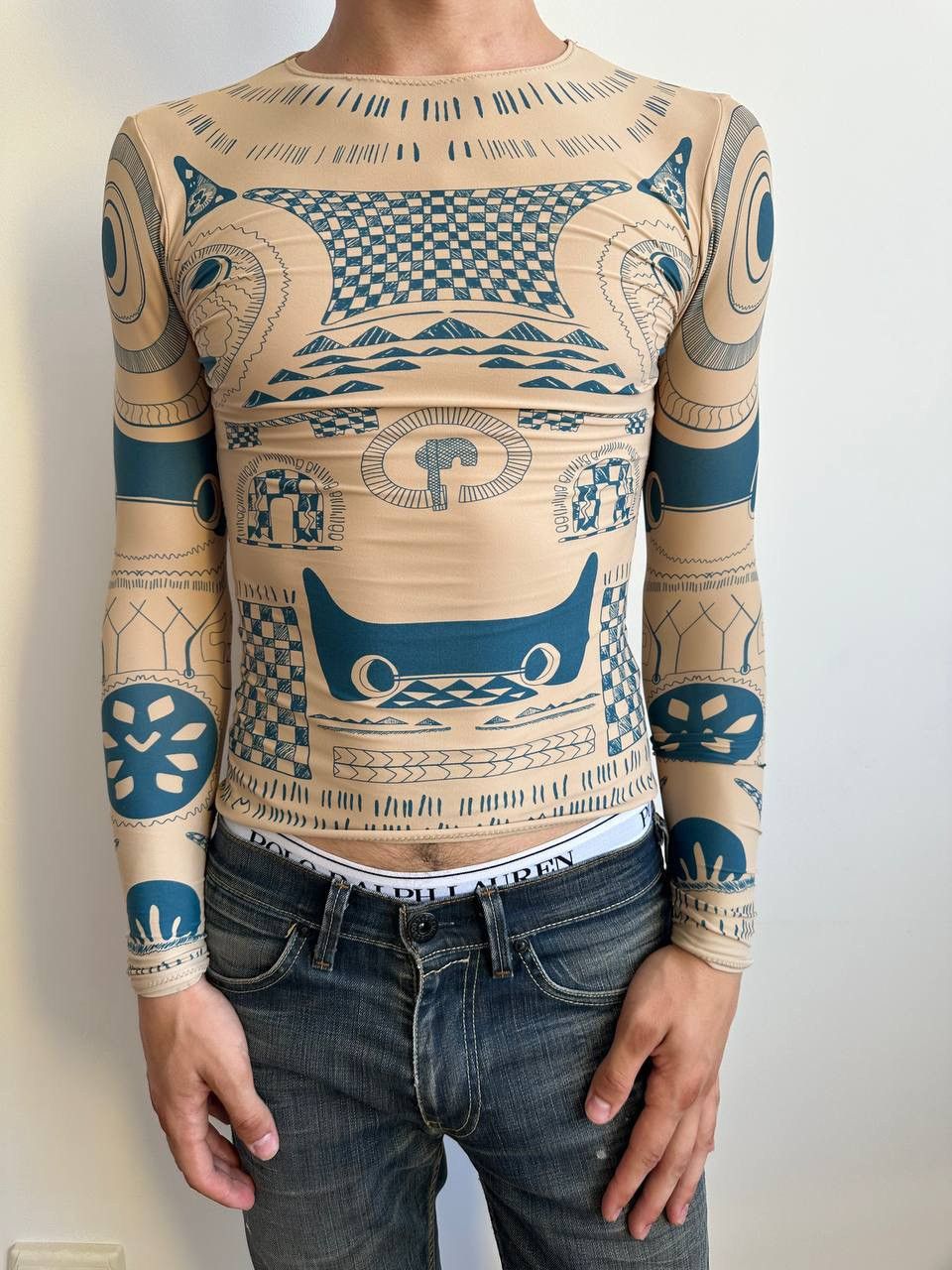 H&M × Maison Margiela Maison Margiela x H&M Tattoo Second Skin Top Size US S / EU 44-46 / 1 - 4 Thumbnail