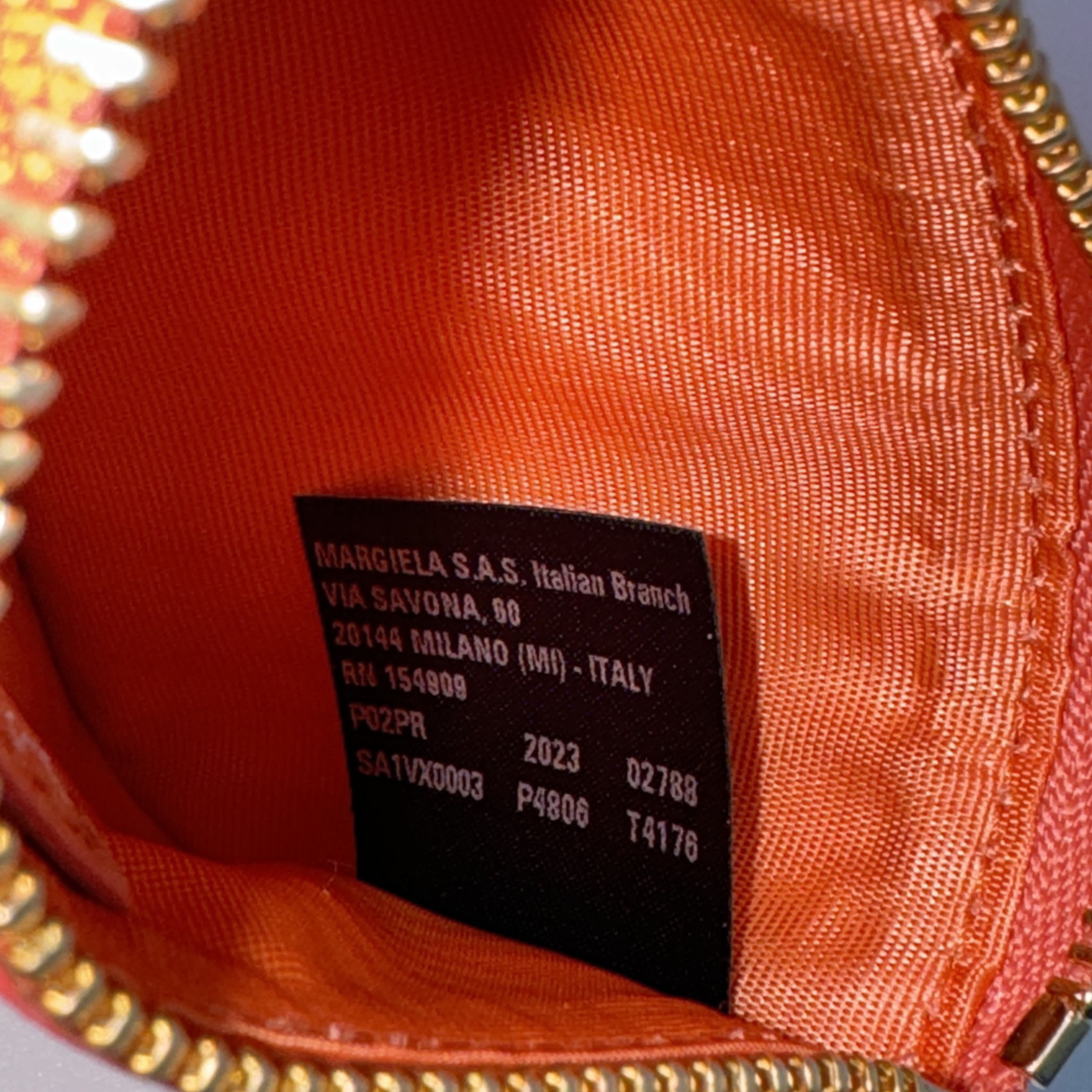 Maison Margiela Maison Martin Margiela Card Holder Zip Pink Leather Size ONE SIZE - 5 Thumbnail