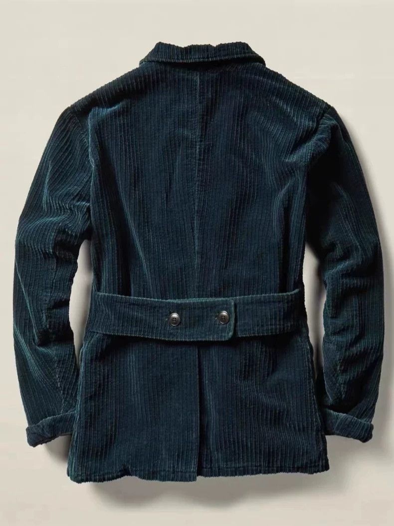 RRL Ralph Lauren RRL Ralph Lauren 2015 blue dyed corduroy double breasted F Size US L / EU 52-54 / 3 - 2 Thumbnail