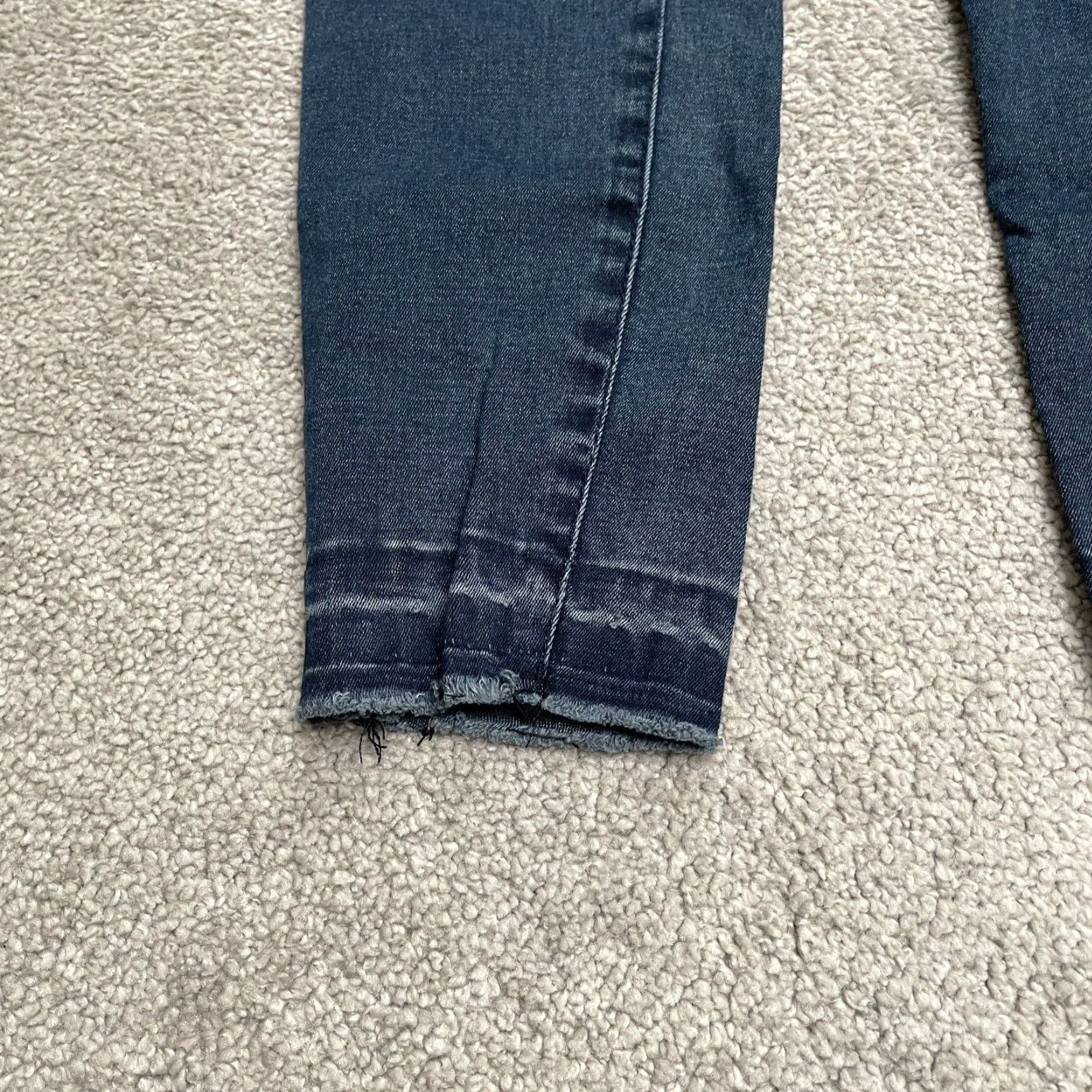 Vintage Boom Boom Jeans Jegging Blue Dark Wash High Rise 29x27 Juniors 9 City USA Classic 5-Pocket Womens Regular Cotton Blend Denim Stretch Shirt/Jeans Size 30" / US 8 / IT 44 - 5 Thumbnail