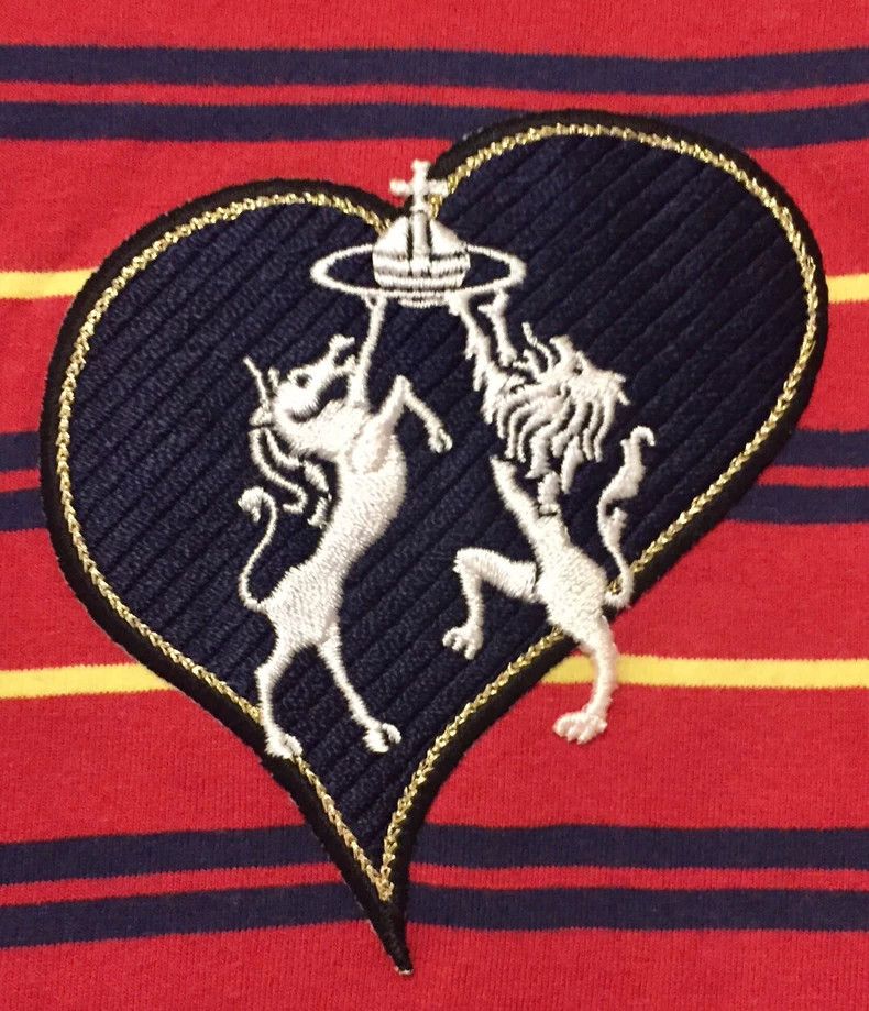Vivienne Westwood Vivienne Westwood Embroidered Heart T-shirt - dmc Size US M / EU 48-50 / 2 - 1 Thumbnail