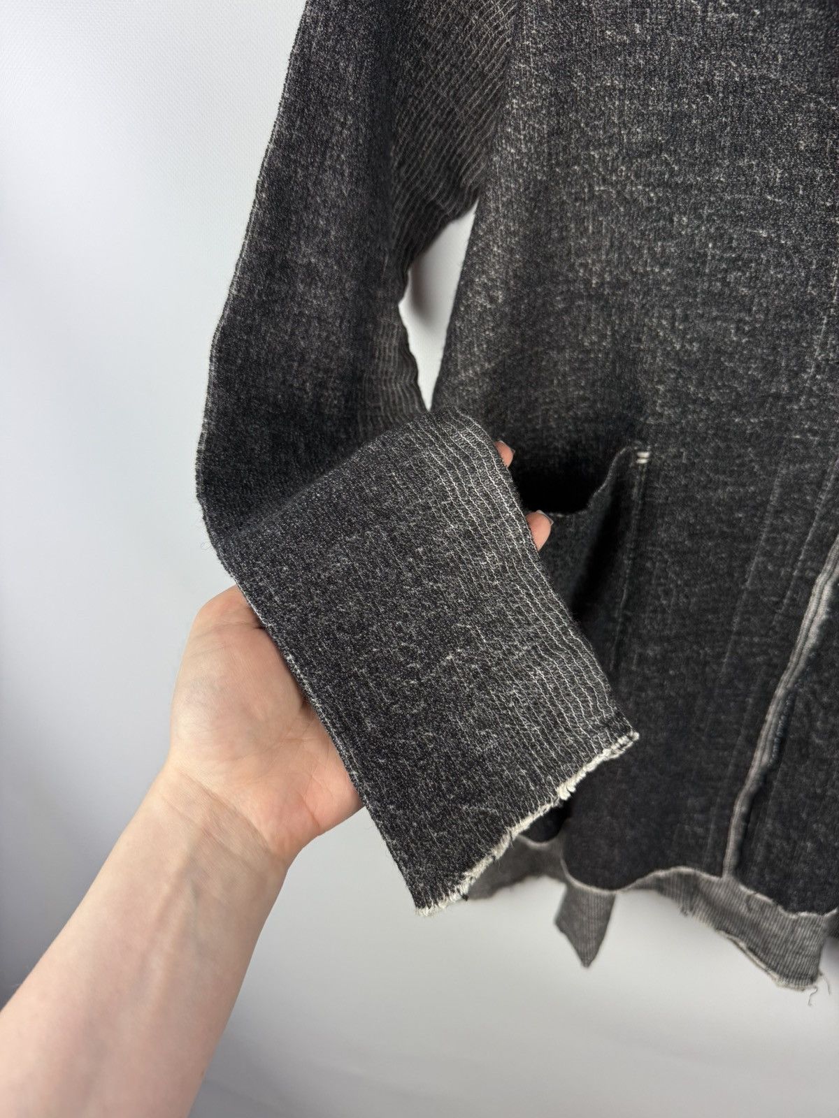Transit Transit Par-Such Avant-Garde Linen Blend Cardigan Jacket Size M / US 6-8 / IT 42-44 - 10 Thumbnail