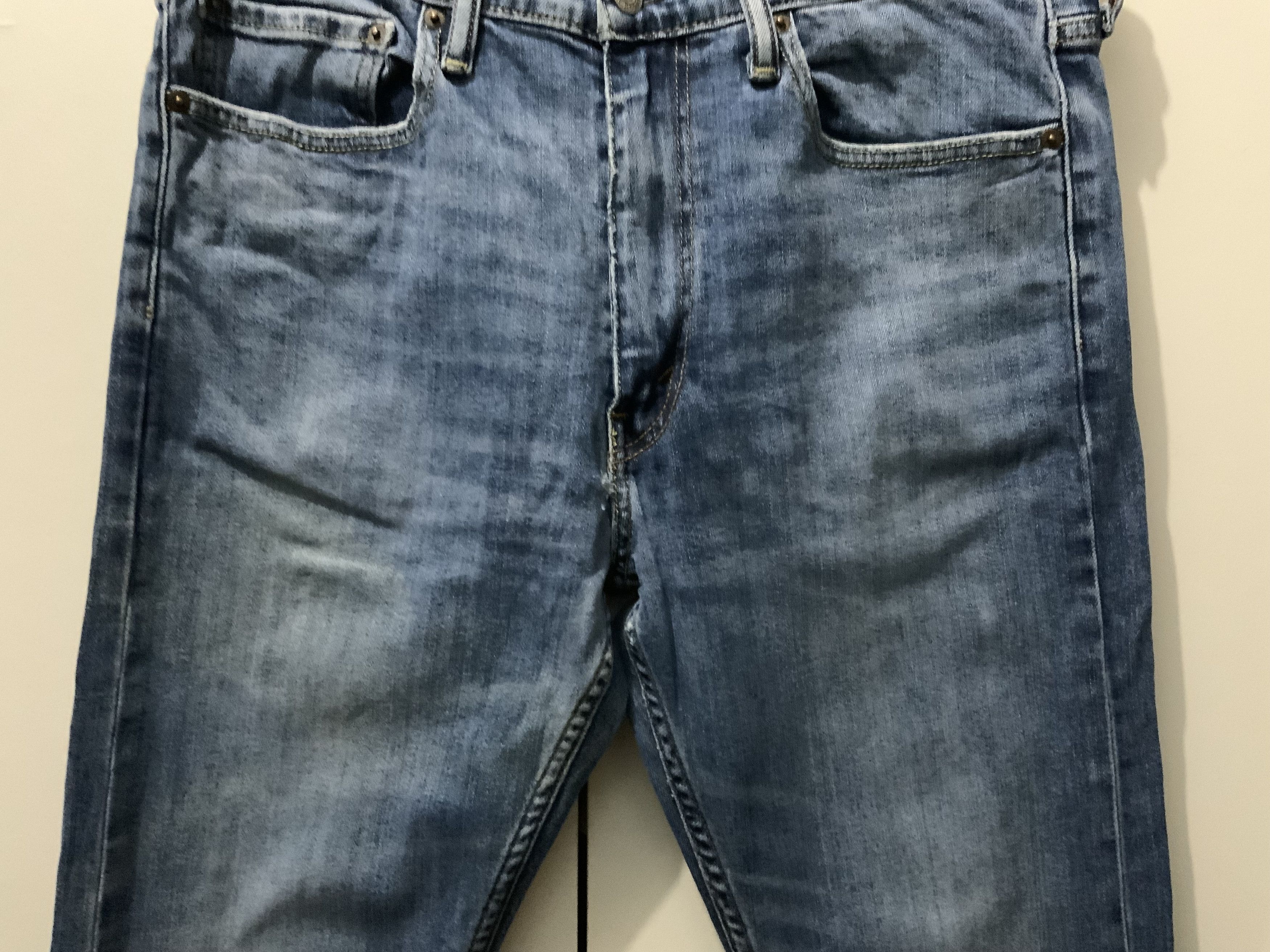 Levi's Levis 513 Acid Light Wash Jeans Size US 34 / EU 50 - 4 Thumbnail