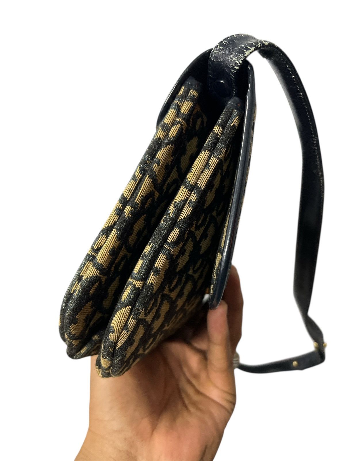 Christian Dior Monsieur VINTAGE DIOR TROTTER CANVAS SHOULDER BAG Size ONE SIZE - 9 Thumbnail