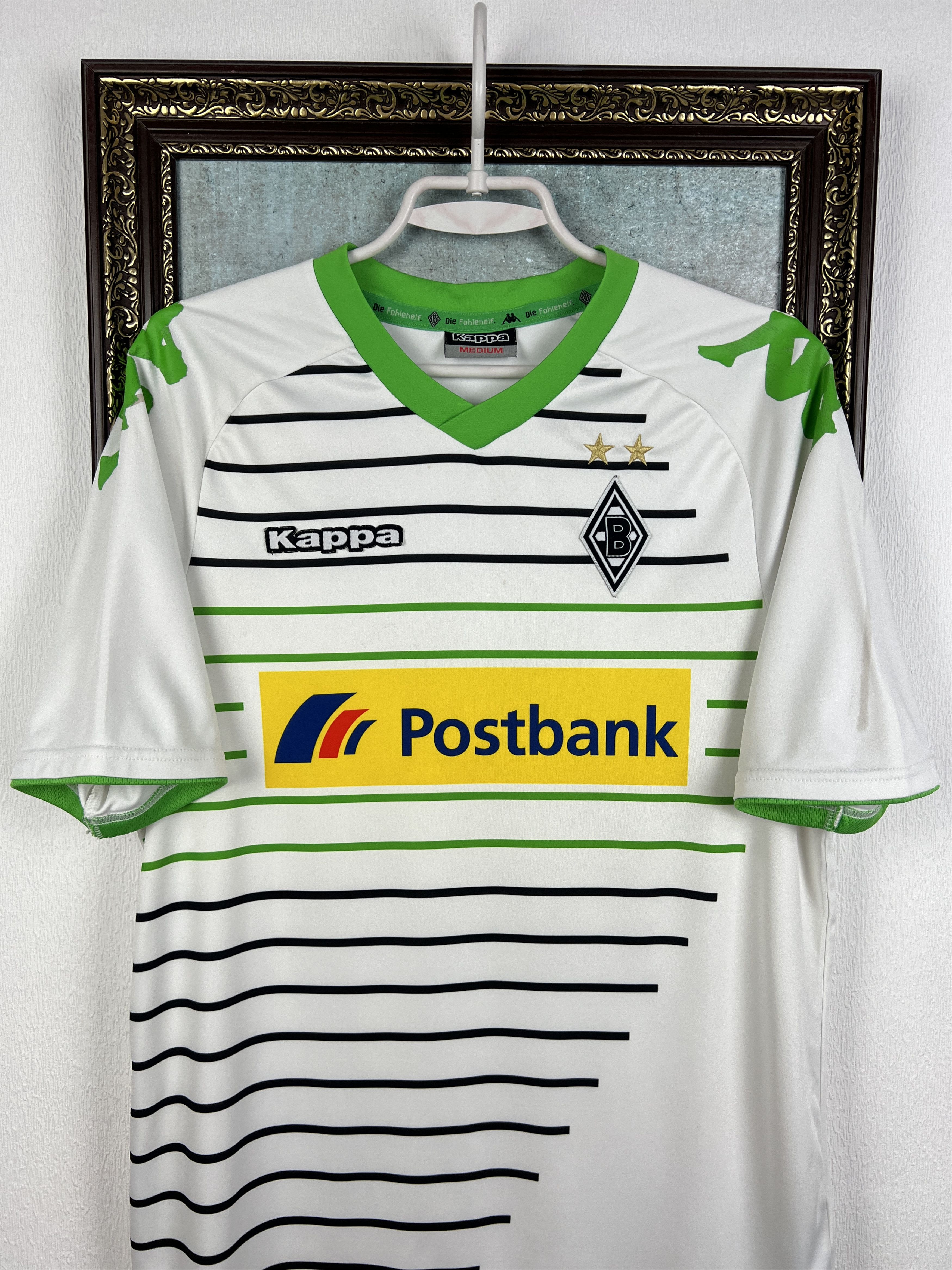 Kappa Monchengladbach Home football shirt Soccer Jersey Trikot Size US M / EU 48-50 / 2 - 2 Thumbnail