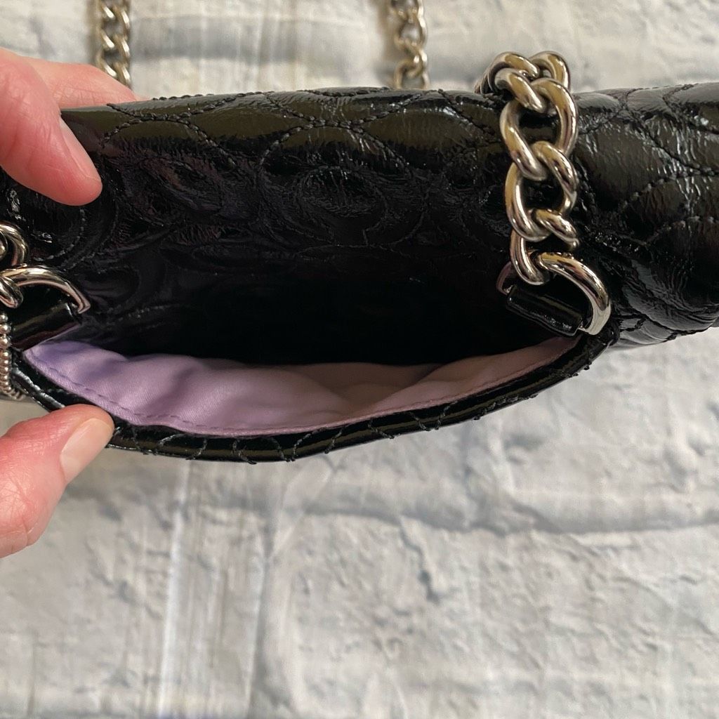 Coach Coach mini shoulder/crossbody bag w/twist latch closure w/satin inner lining Size ONE SIZE - 5 Thumbnail